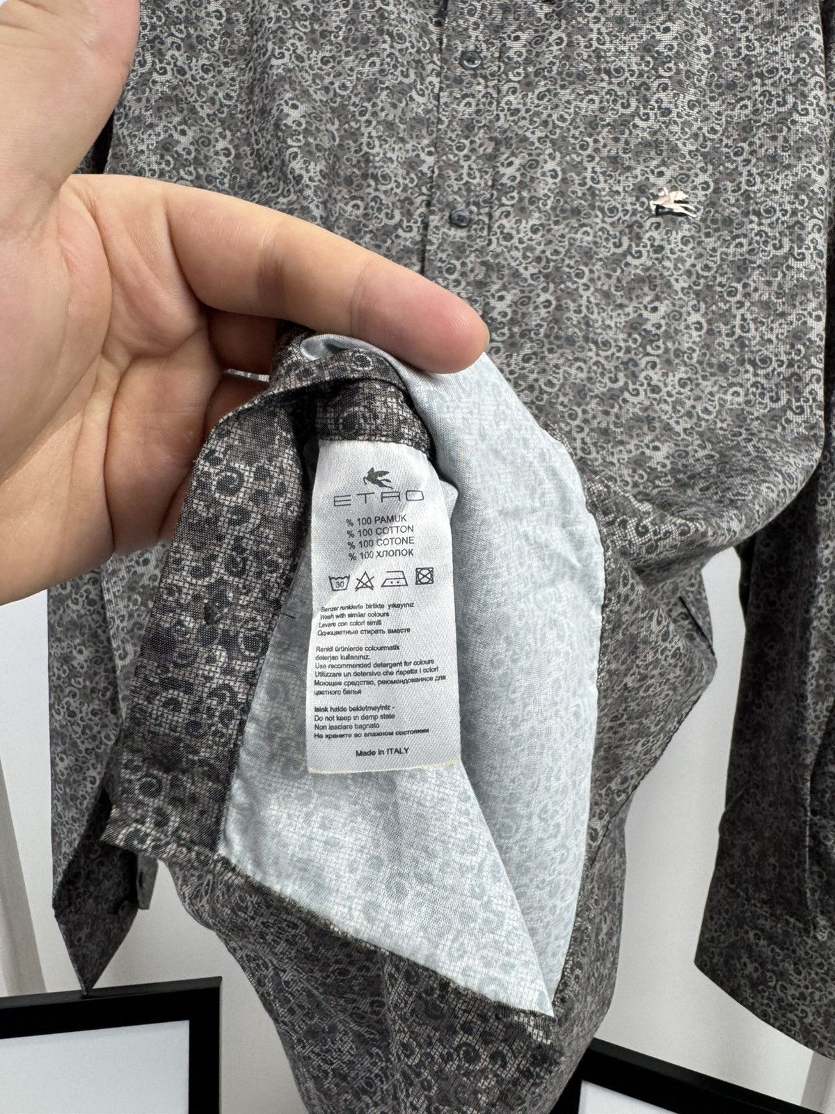Etro Etro Paisley Print Shirt Size US XL / EU 56 / 4 - 8 Thumbnail