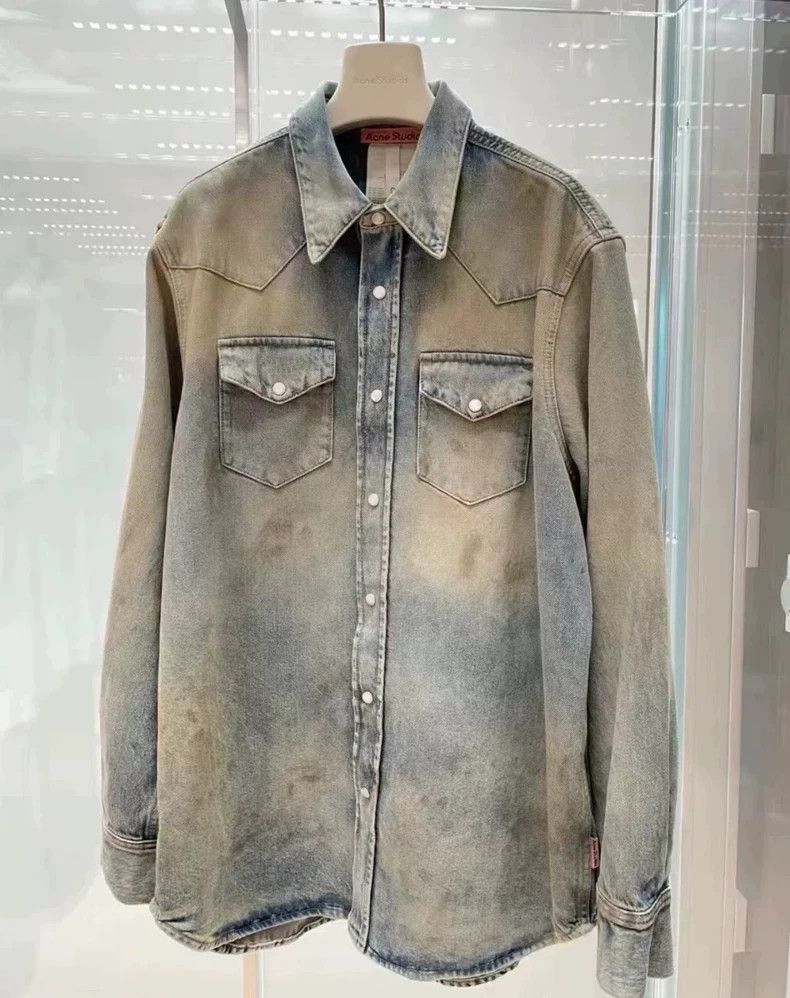 Acne Studios Acne Studios Acne Studios Denim shirt-2507 Size US L / EU 52-54 / 3 - 1 Thumbnail