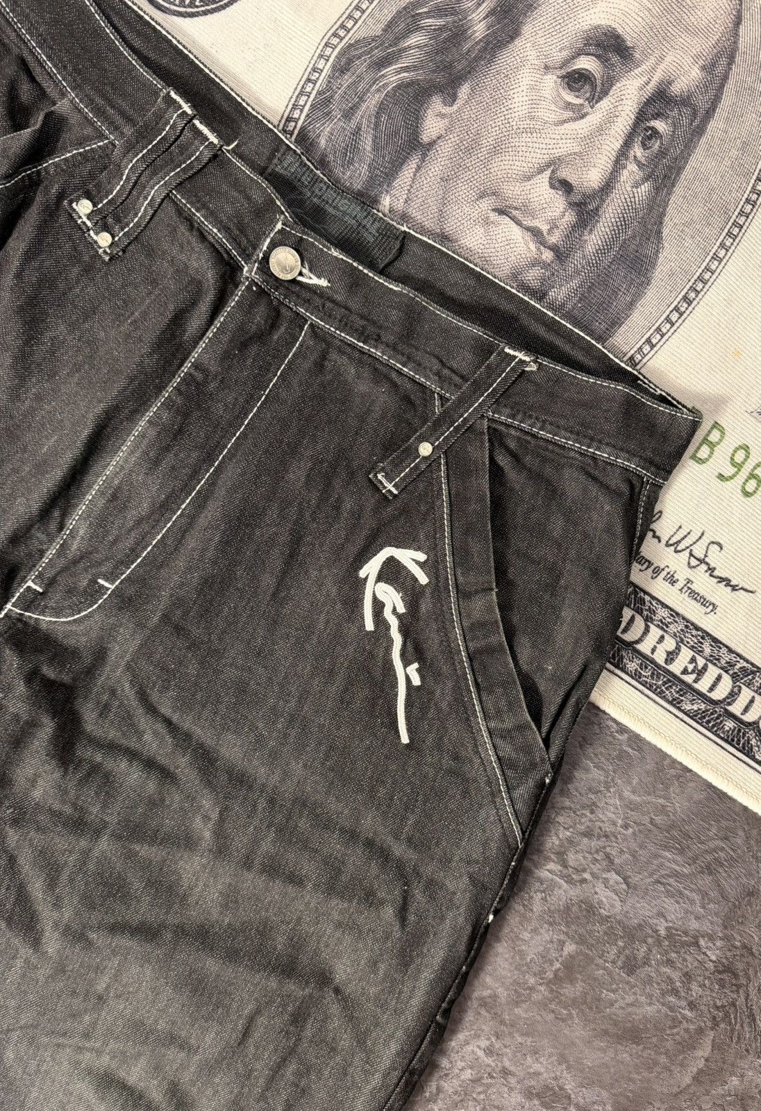 Karl Kani Vintage Karl Kani jeans,sk8 streetwear y2k japan style Size US 38 / EU 54 - 10 Thumbnail
