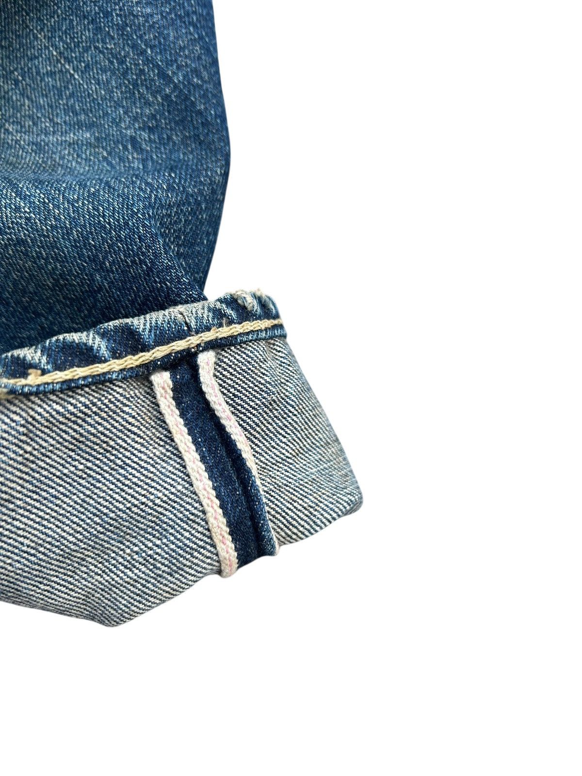 FOB Factory × Japanese Brand × Kapital Vintage Fob Factory Selvedge Distressed Japanese Denim Jeans Size US 30 / EU 46 - 2 Thumbnail