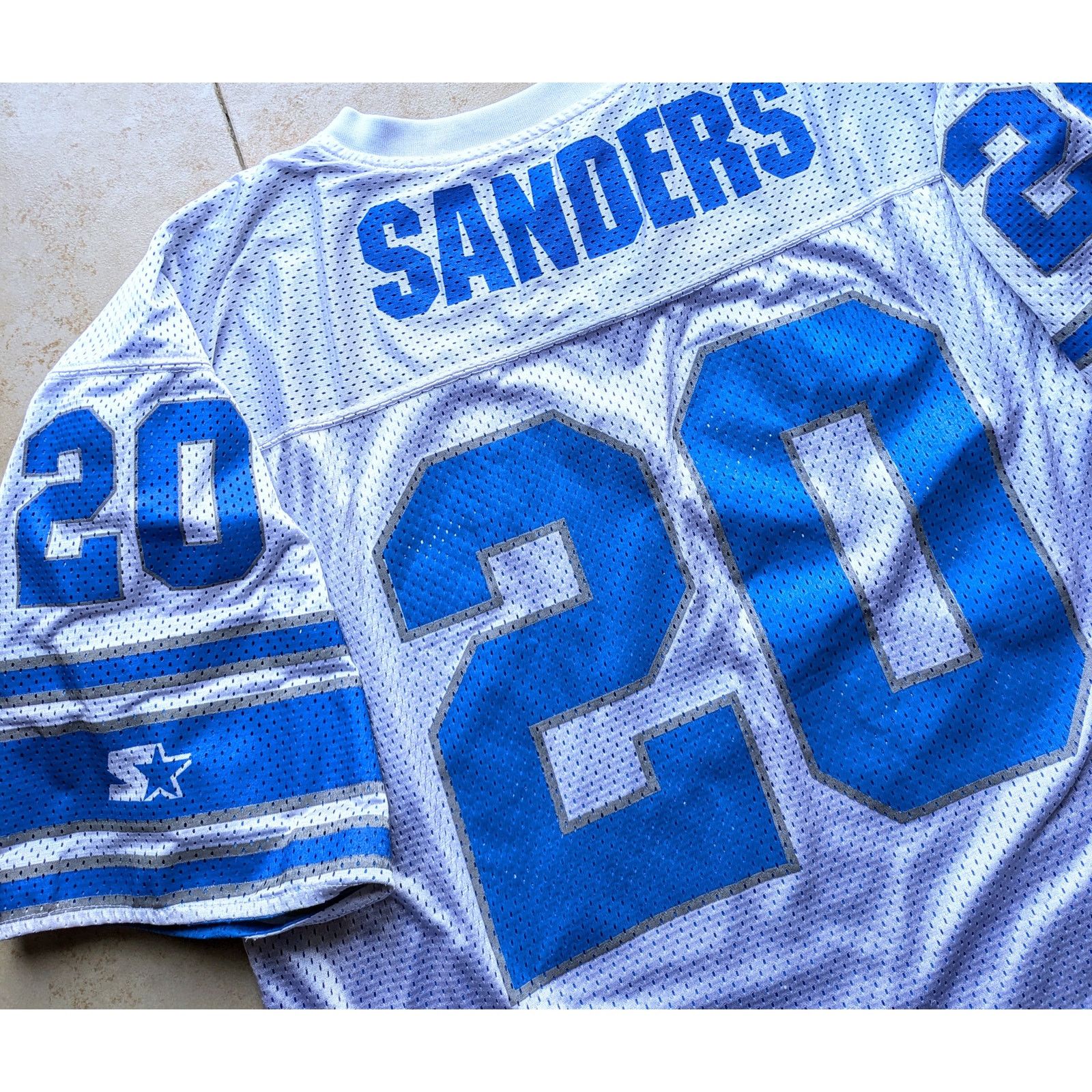 NFL × Starter Barry SANDERS 90s Detroit Lions Reversible jersey NFL vtg Size US L / EU 52-54 / 3 - 8 Thumbnail