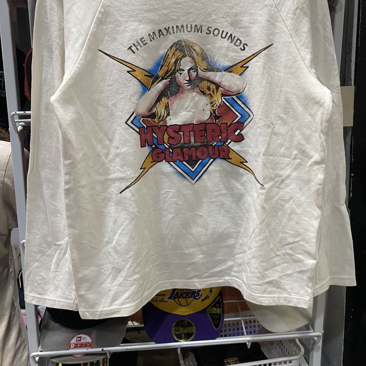 Hysteric Glamour Hysteric Glamour 'The Maximum Sounds' Naked Girl Raglan Size US M / EU 48-50 / 2 - 4 Thumbnail