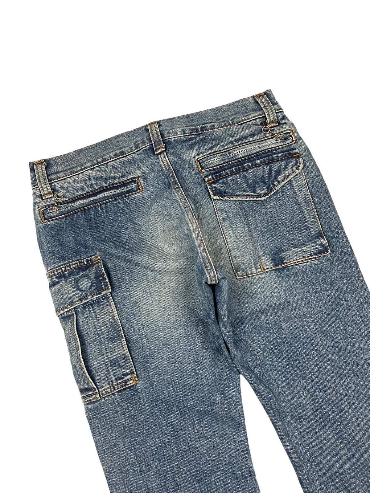Hysteric Glamour × Vintage 90s Hysteric Glamour Kinky Bondage Cropped Jeans Size 30" / US 8 / IT 44 - 8 Thumbnail