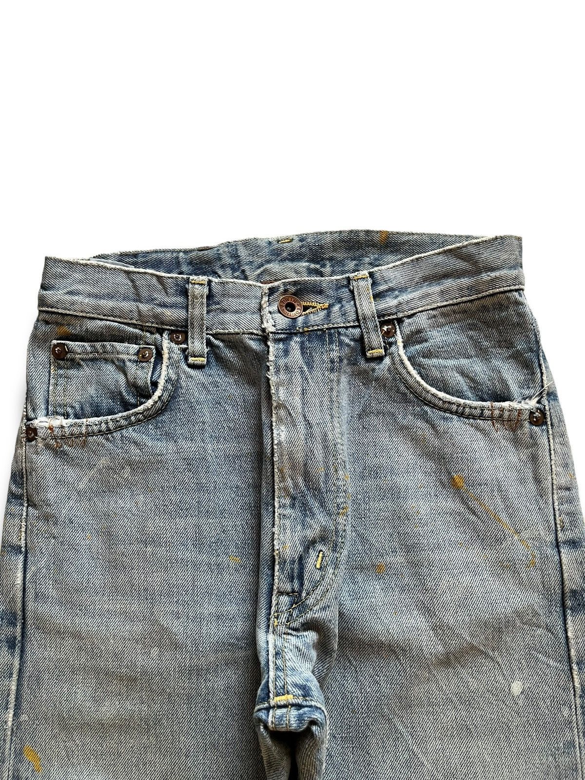Edwin Vintage Japanese Edwin 505 Selvedge Painted Splatter Jeans Size US 26 / EU 42 - 5 Thumbnail