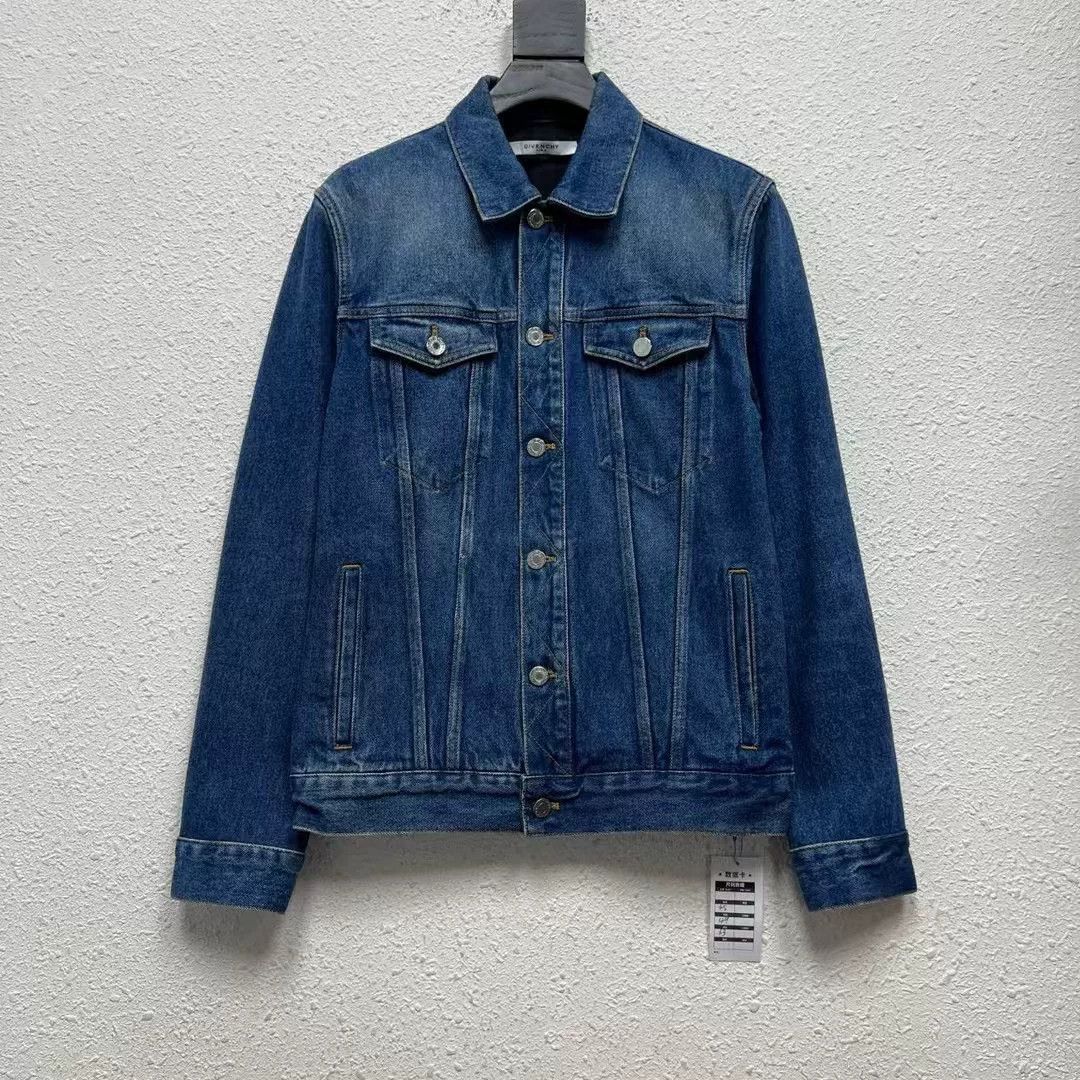 givenchy embroidered denim jacket size M
