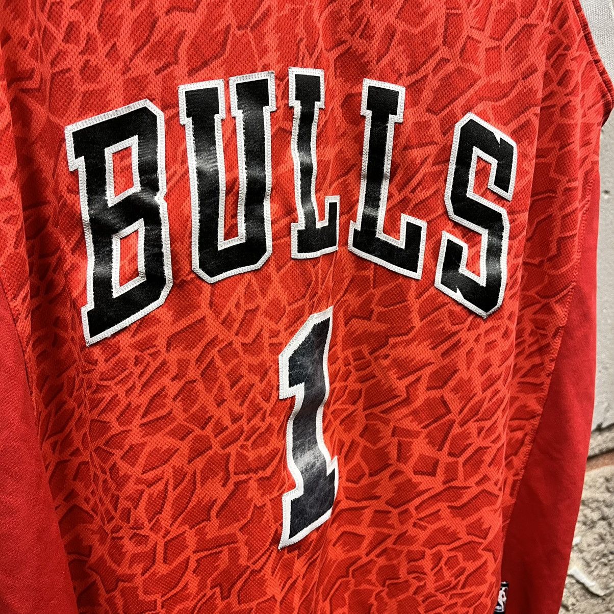 Adidas Adidas Chicago Bulls Derrick Rose Red Shattered Glass Jersey Size US L / EU 52-54 / 3 - 2 Thumbnail