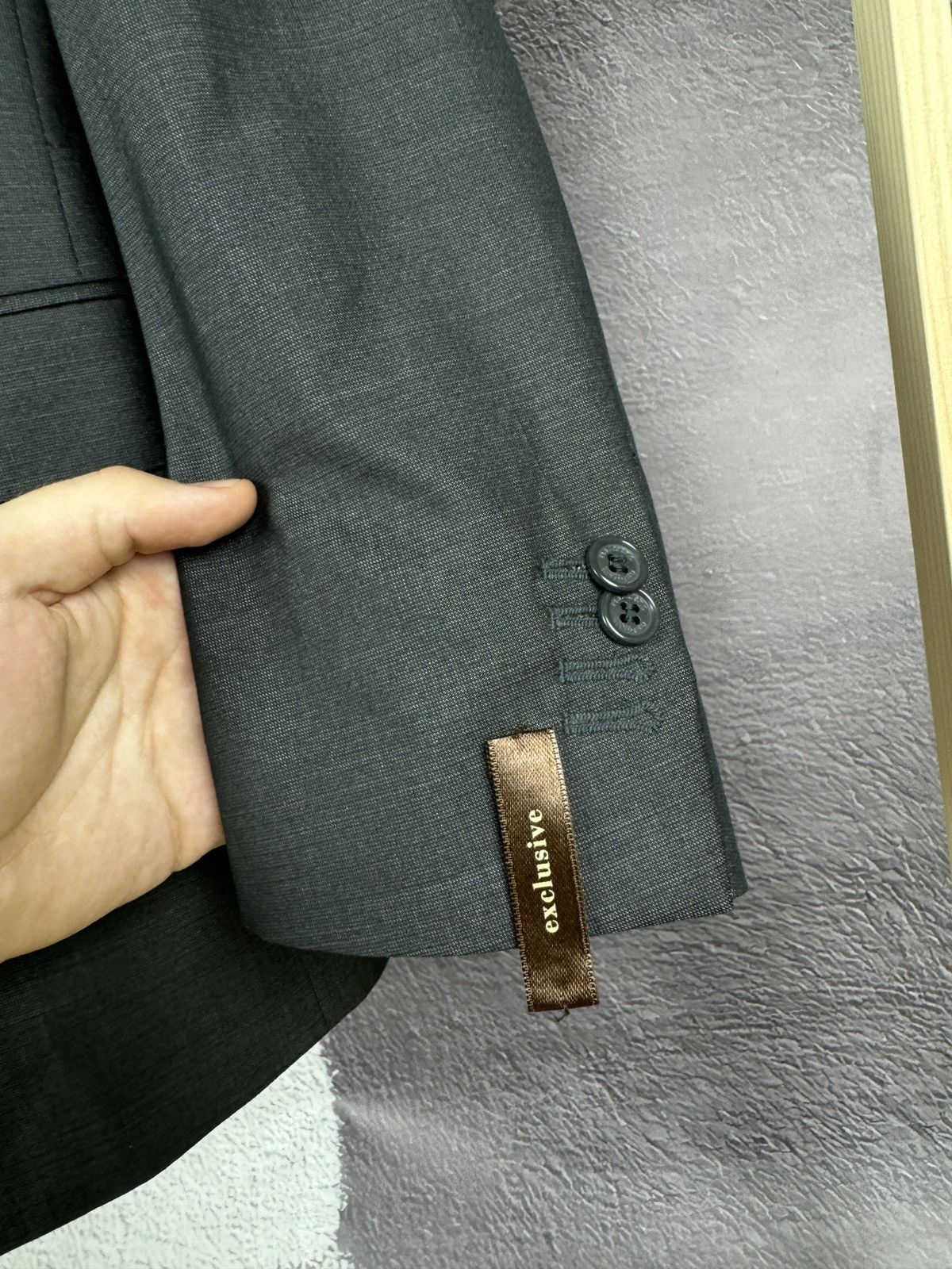 Nazareno Gabrielli BNWT Nazareno Gabrielli 2 pcs Panda grey 2 button wool suit Size 42R - 7 Thumbnail