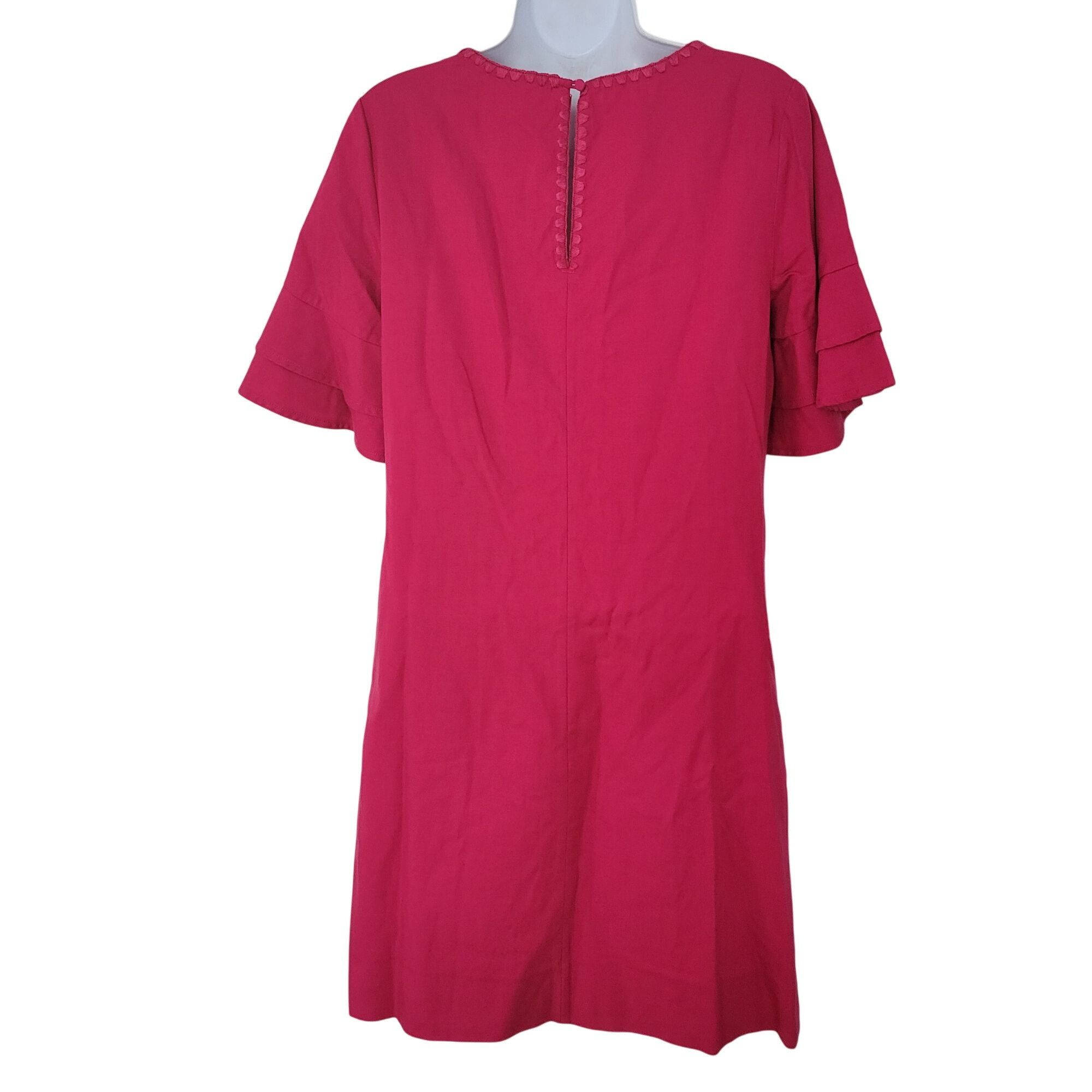Tommy Bahama Tommy Bahama XS Hot Pink Flutter Sleeve Dress LANAILETTE Bar Size XS / US 0-2 / IT 36-38 - 5 Thumbnail