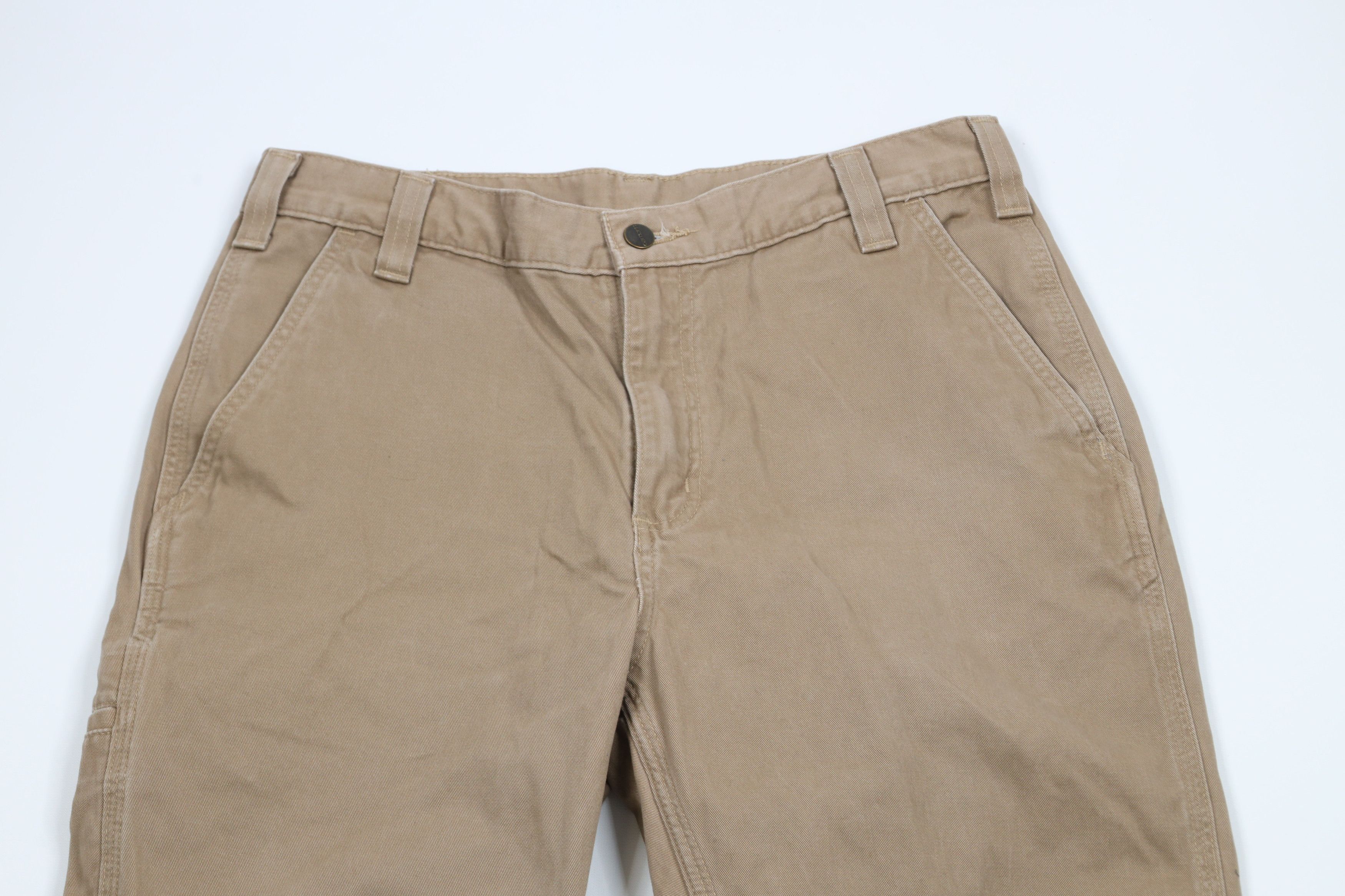 Carhartt × Vintage Vintage Y2K Carhartt Spell Straight Leg Pants Beige Brown Size US 34 / EU 50 - 2 Thumbnail