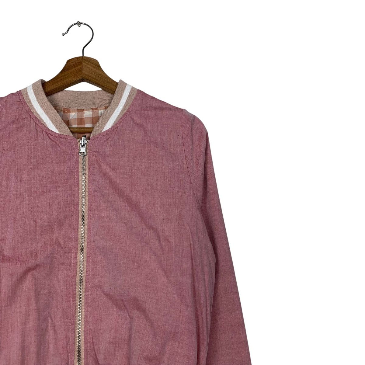 Japanese Brand EMSEXCITE Women’s Reversible Bomber Jacket #2276-C101 Size M / US 6-8 / IT 42-44 - 5 Thumbnail