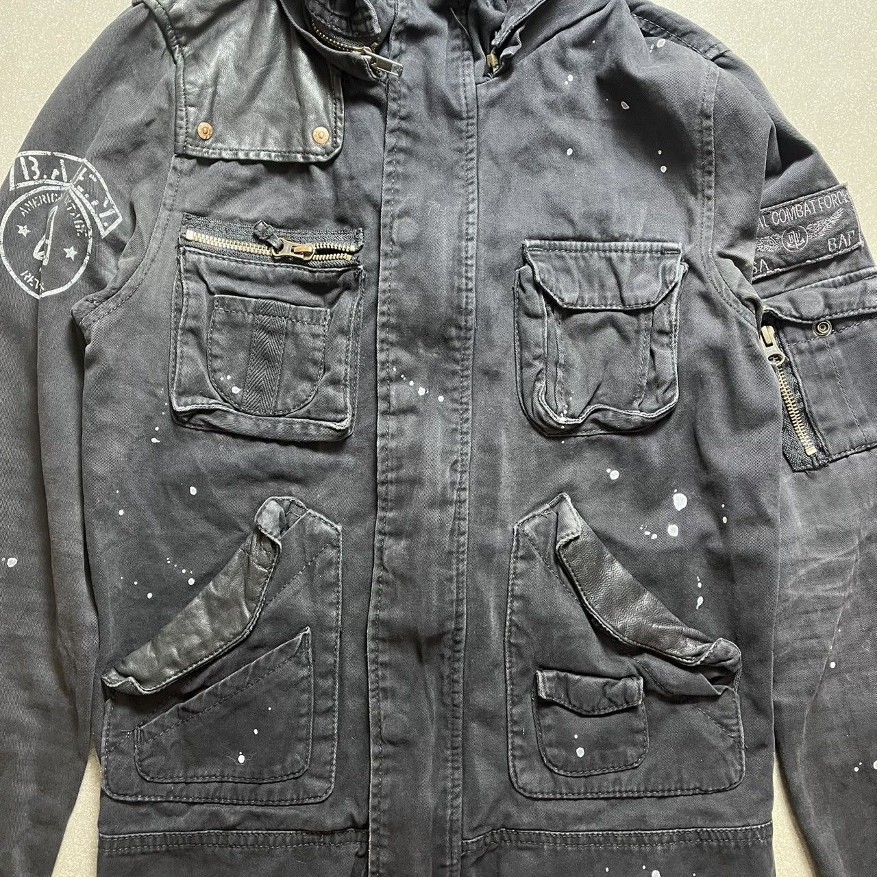 Japanese Brand × Le Grande Bleu (L.G.B.) Bond and Peace Zip-off Hoodie Jacket Size US M / EU 48-50 / 2 - 3 Thumbnail