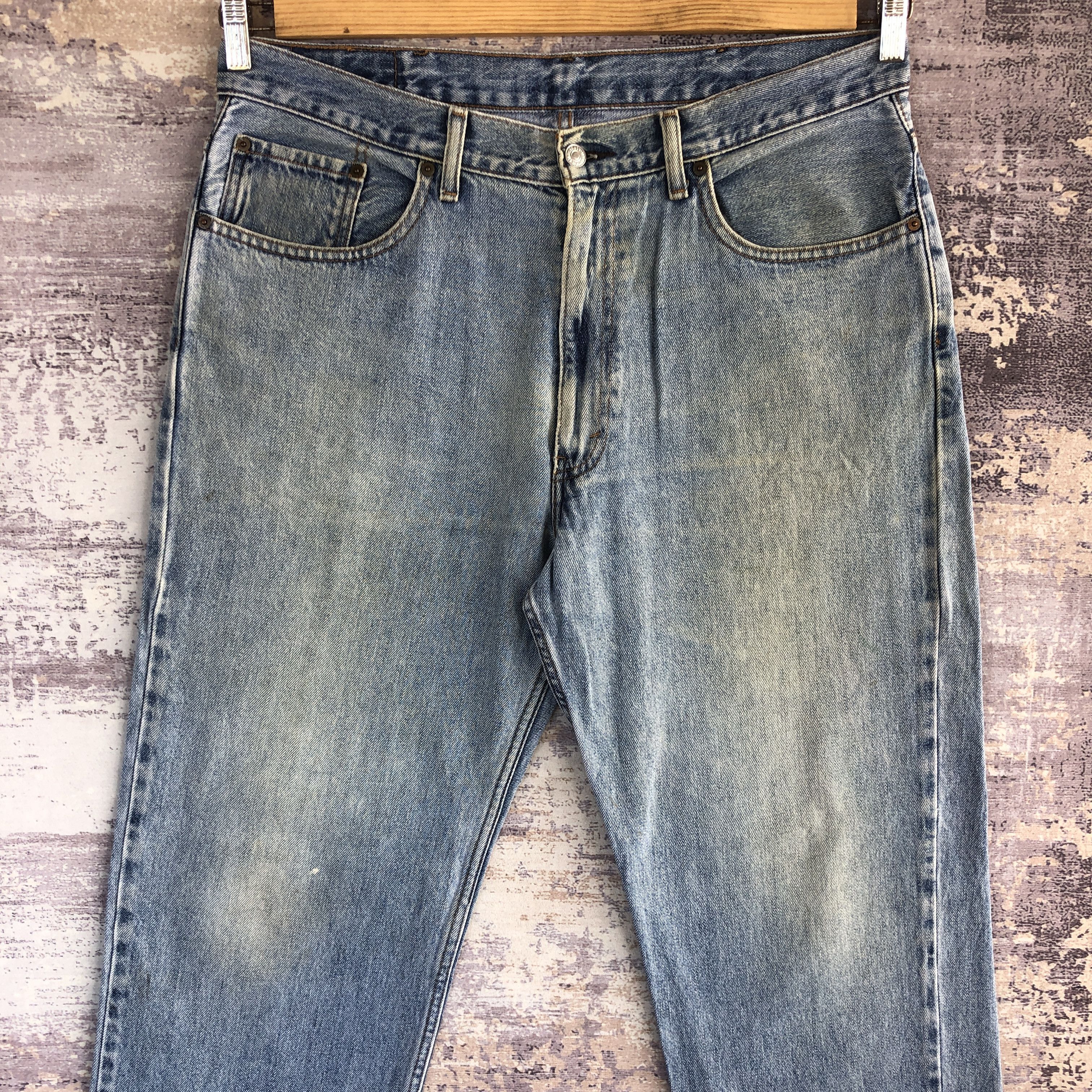Levi's Vintage Y2K Faded Levis 550 Jeans Levi's Baggy Loose Denim Size US 36 / EU 52 - 3 Thumbnail