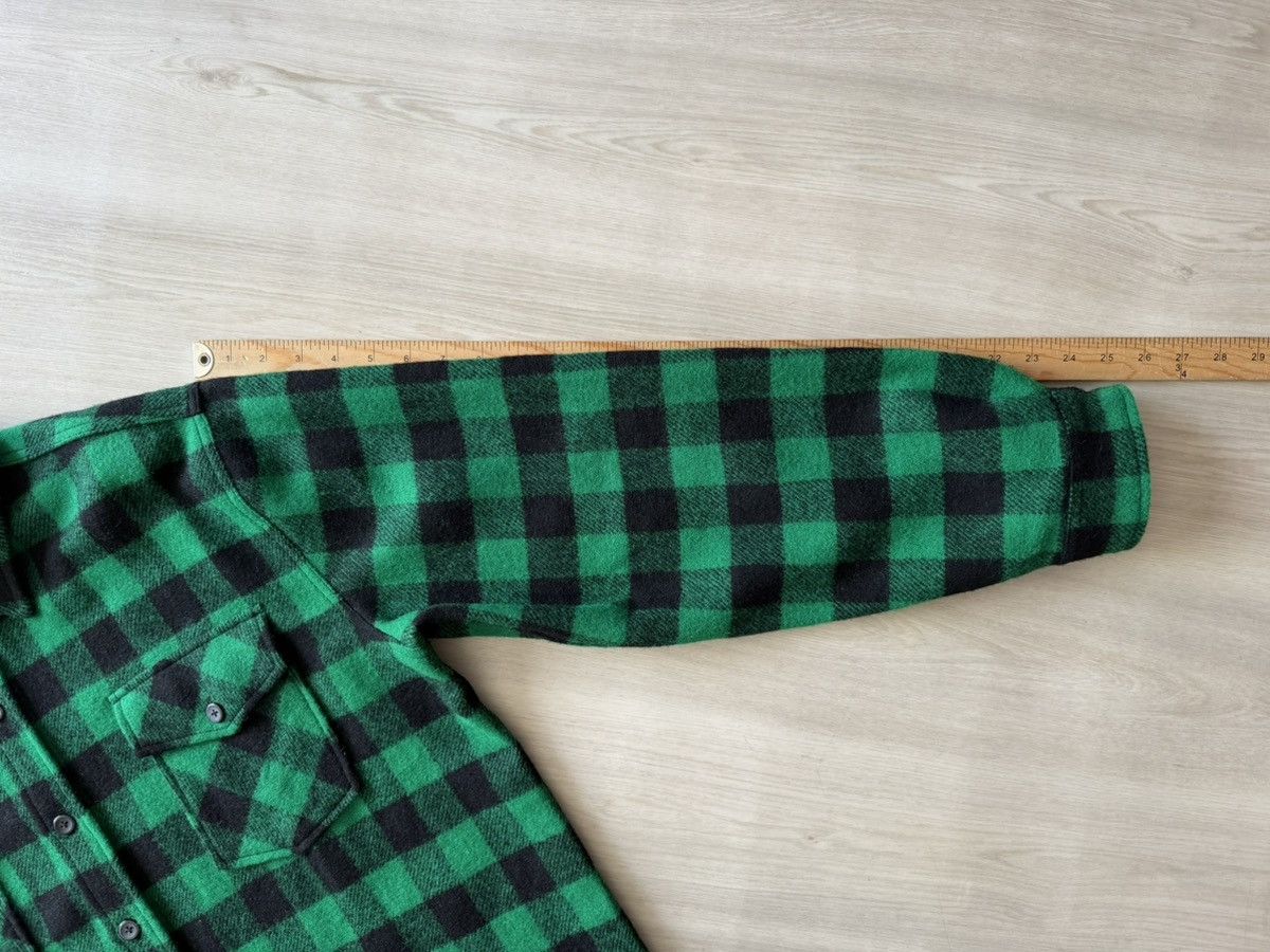 L.L. Bean LL Bean Green Buffalo Plaid Wool Shirt Sz XL Size US XL / EU 56 / 4 - 5 Thumbnail