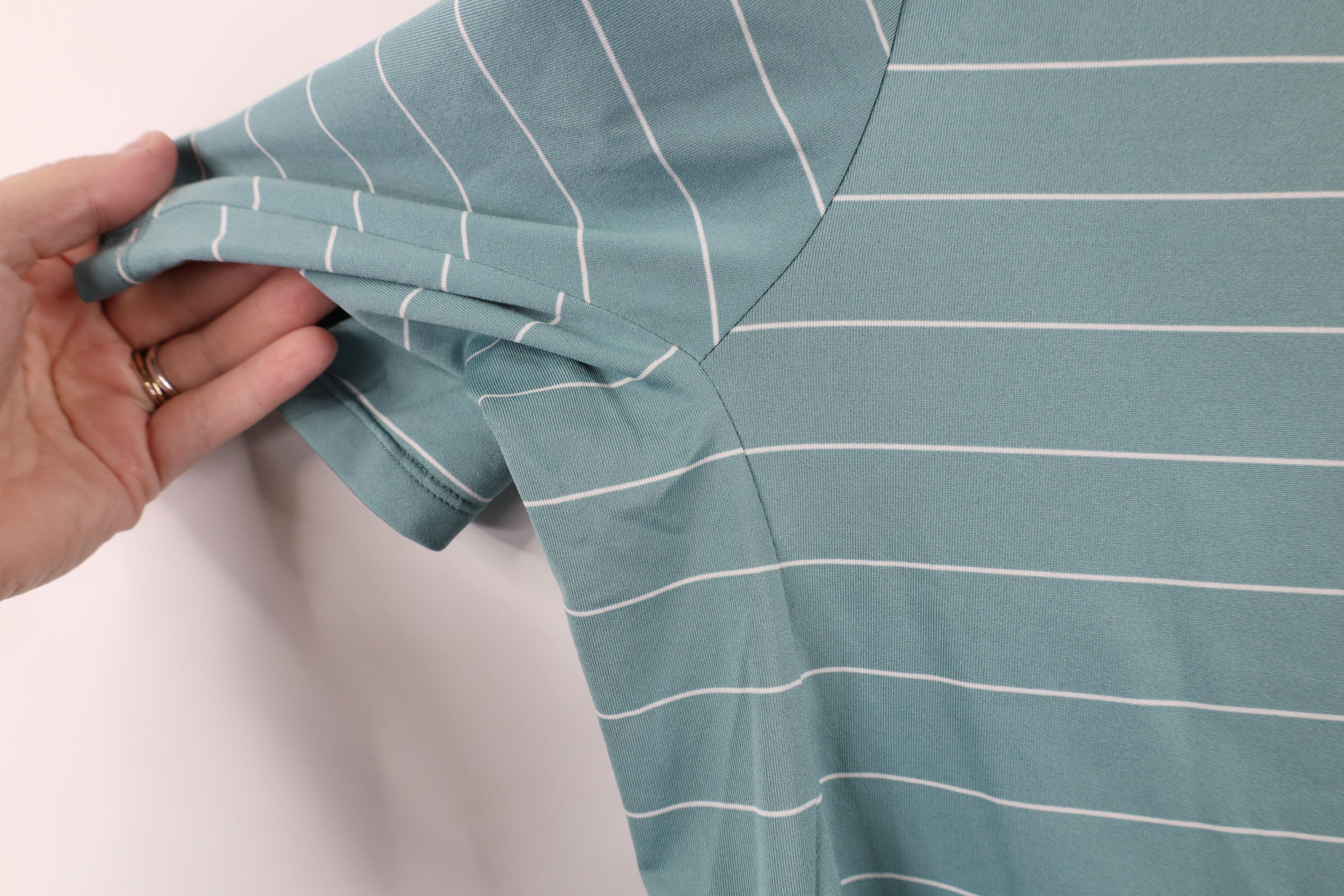 KJUS × Vintage Kjus UPF 50+ Striped Short Sleeve Collared Polo Shirt Teal Size US L / EU 52-54 / 3 - 5 Thumbnail