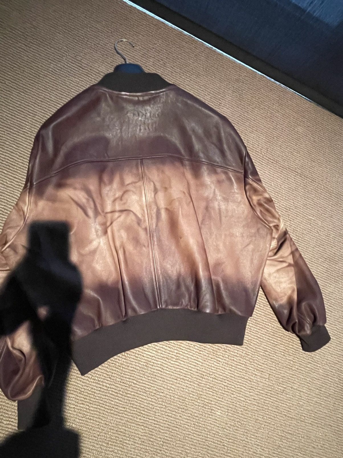 Acne Studios Ombré Leather Bomber Size XS / US 0-2 / IT 36-38 - 3 Thumbnail