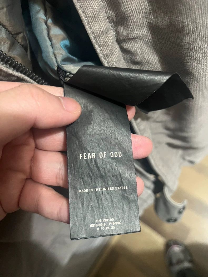 Fear of God Fear of God God gray patch jacket Size US XL / EU 56 / 4 - 6 Thumbnail