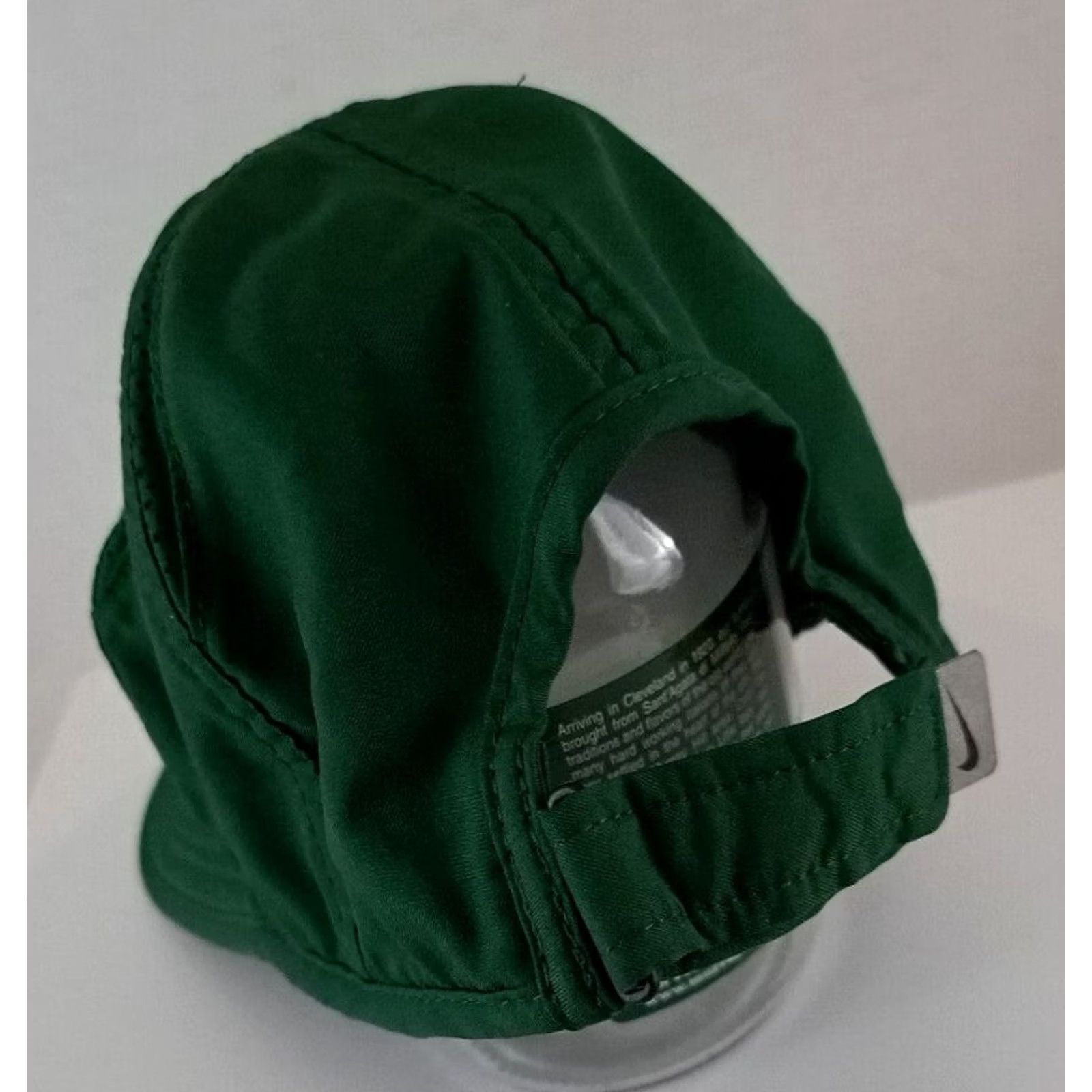 Nike VINTAGE Nike Dri-Fit Featherlight Hat & Nylon Backpack Wayne State Warriors Baseball Cap Adjustable Green Unisex Adults Mens Womens Boys Girls Size ONE SIZE - 5 Thumbnail
