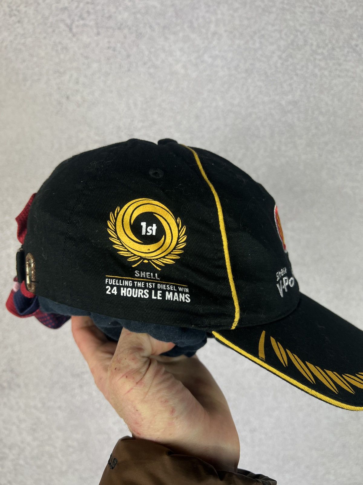 Vintage Vintage Audi Sport Shell V Power Racing Cap Y2K Hat Size ONE SIZE - 4 Thumbnail