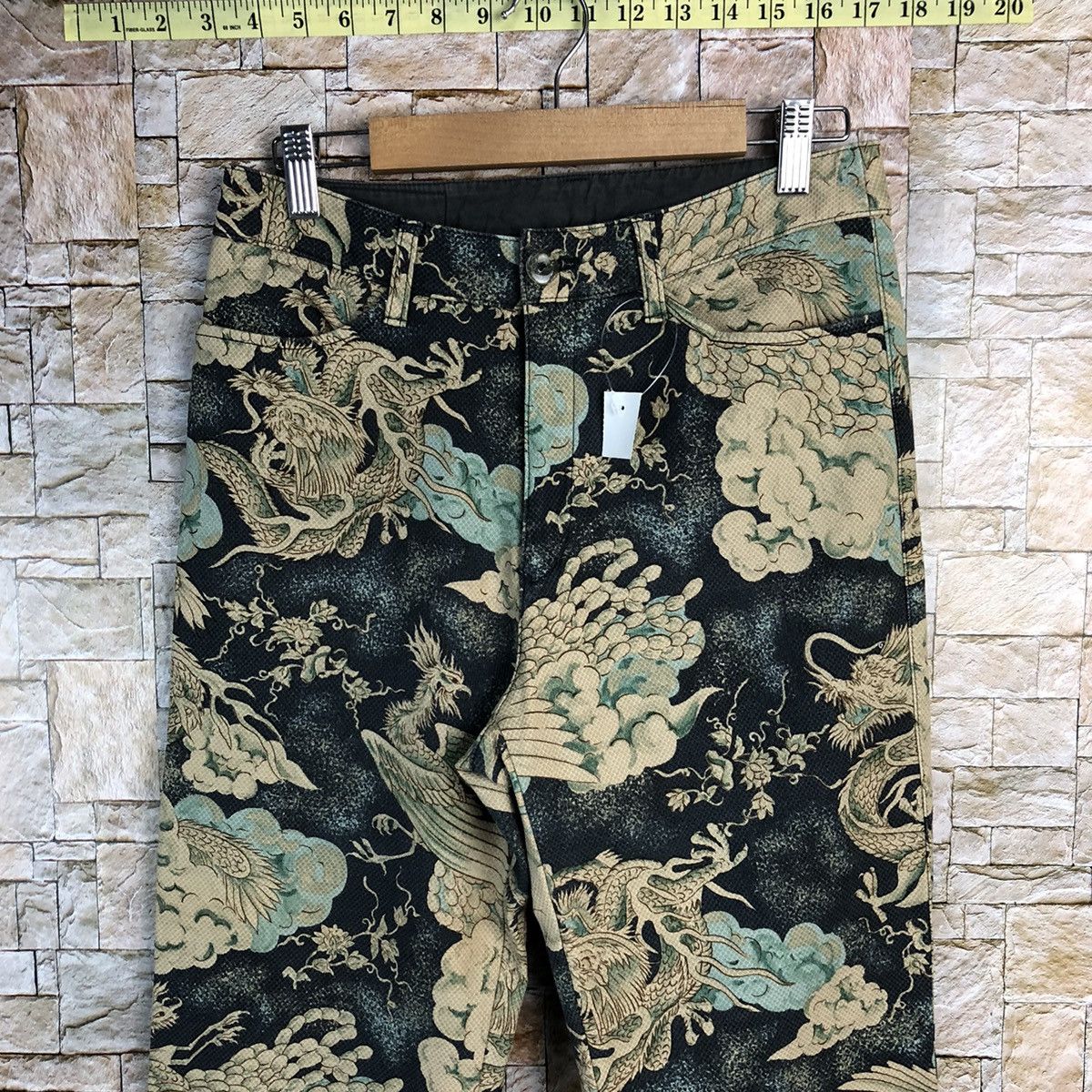 Japanese Brand DLL Bats Club yakuza vtg Dragon rare Pants #A134 Size US 28 / EU 44 - 5 Thumbnail