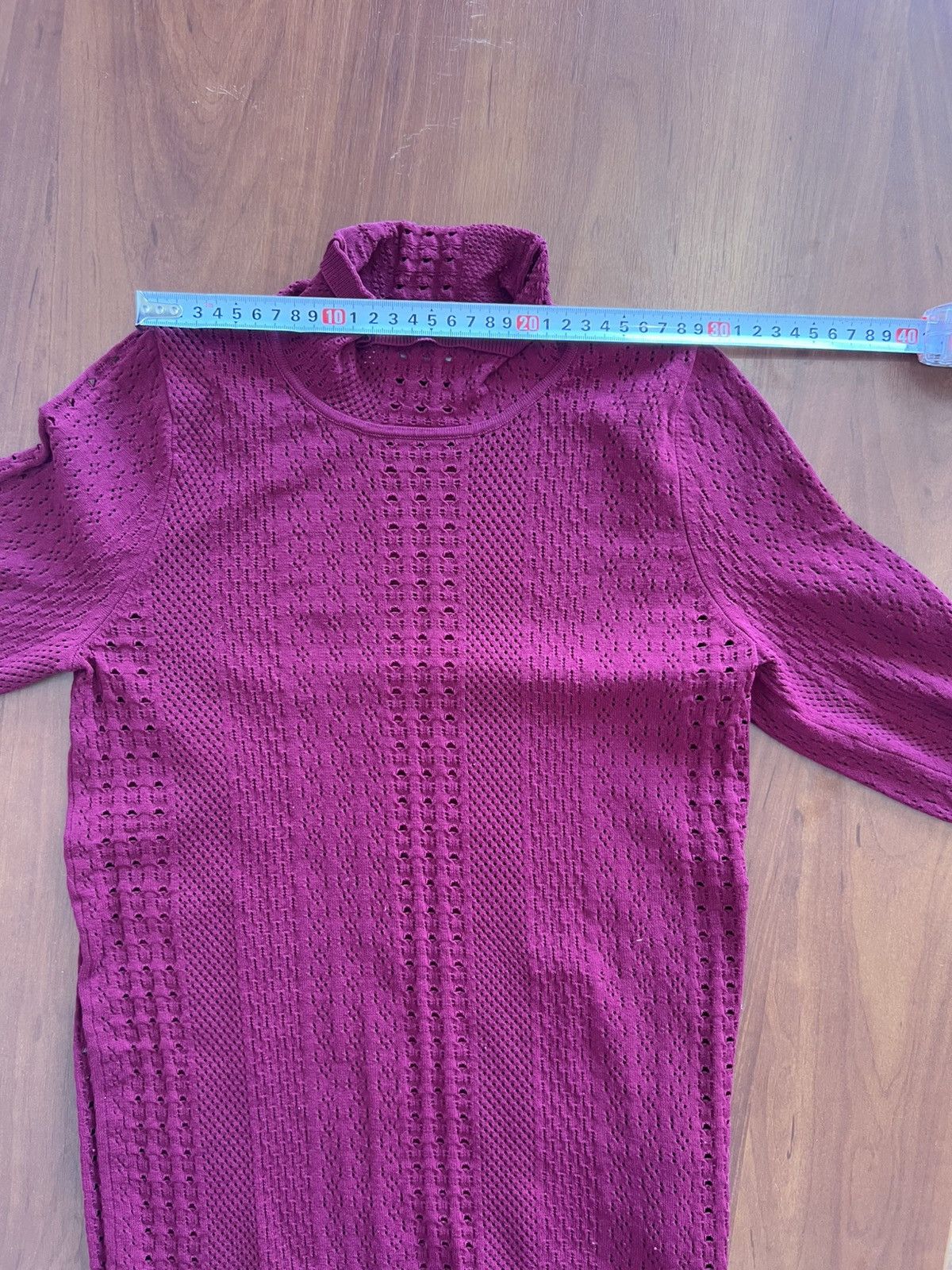 Sandro Sandro Knitted Crop Top Burgundy Size M (1) Size M / US 6-8 / IT 42-44 - 12 Thumbnail