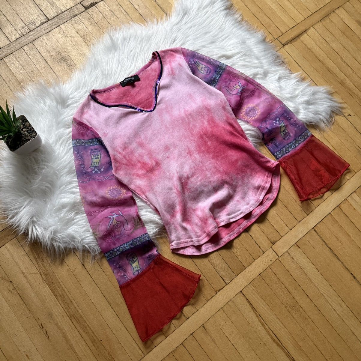 Hysteric Glamour 📌 Crazy Friponne Paris Cop Copine vibe Graphic Long Sleeve Size M / US 6-8 / IT 42-44 - 2 Thumbnail