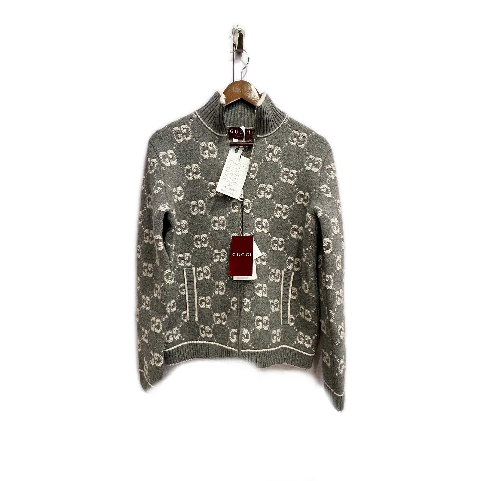 Gucci Gucci GG Logo Zip Cardigan Size M Size M / US 6-8 / IT 42-44 - 1 Thumbnail