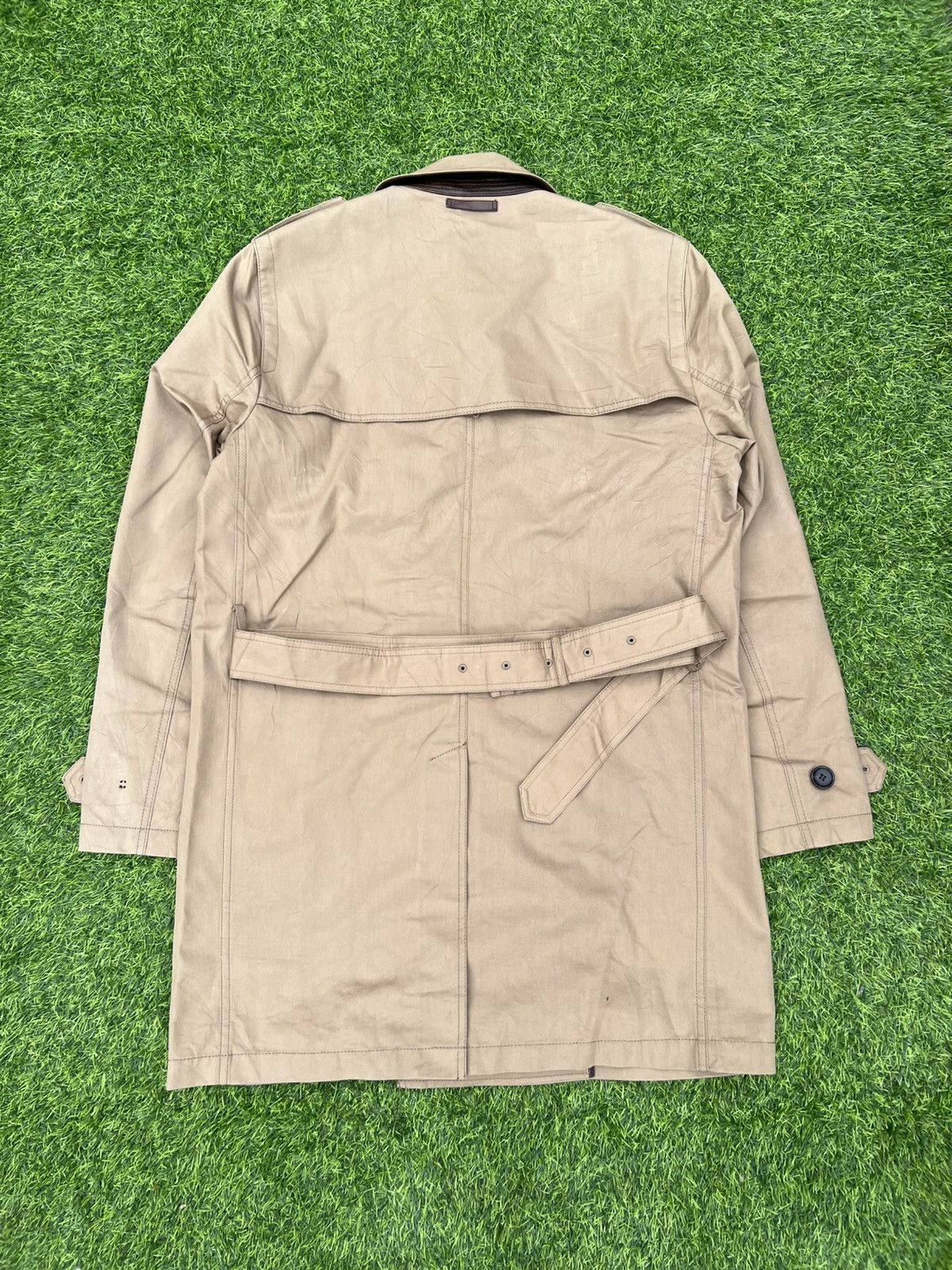 Coach Coach Men’s Beige Double-Breasted Trench Coat, Size M. Size US M / EU 48-50 / 2 - 5 Thumbnail
