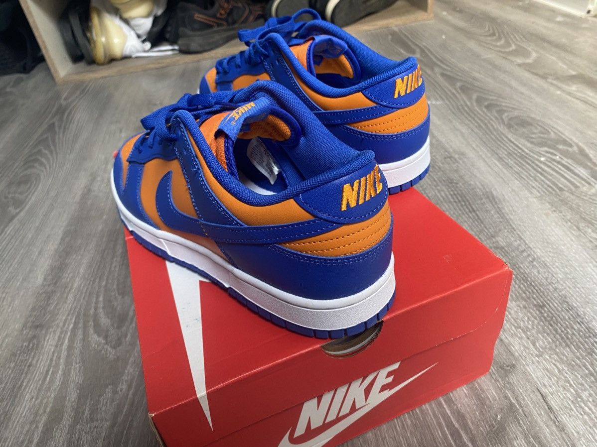Nike Dunk low Orange/blue 45 11.5 Size US 11.5 / EU 44-45 - 6 Thumbnail