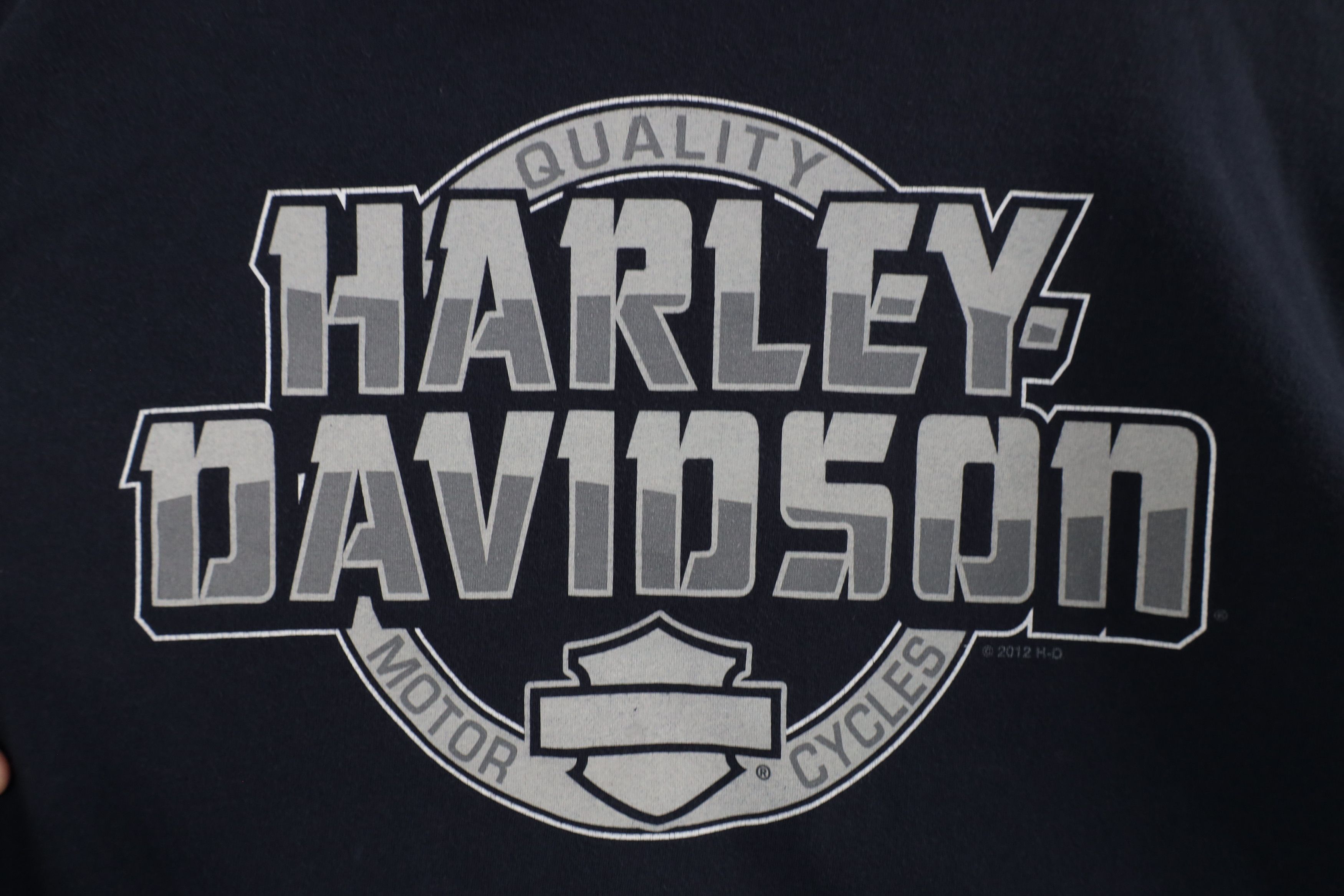 Harley Davidson × Vintage Vintage Harley Davidson Waffle Knit Bear Long Sleeve T-Shirt Size US L / EU 52-54 / 3 - 4 Thumbnail