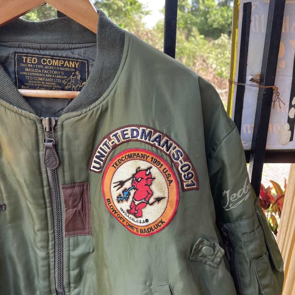 Tedman 🔥🇯🇵Type 1 MA Tedman Company Sun Faded Bomber Light Jacket Size US L / EU 52-54 / 3 - 5 Thumbnail