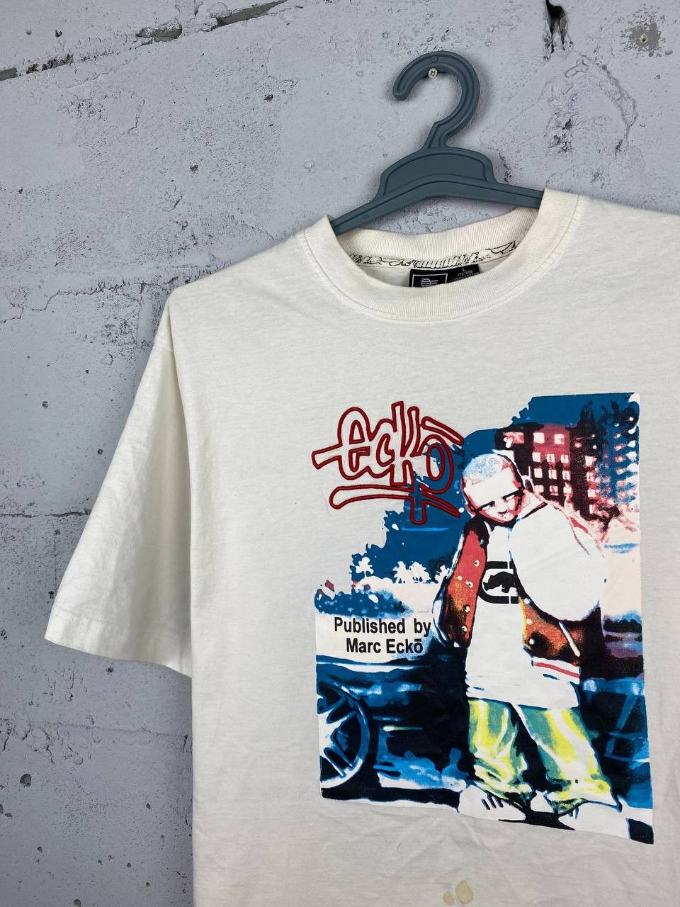 Ecko Unltd. × Rap Tees × Vintage 2000s Vintage Echo T-Shirt Ecko Skate Rap Jnco Style Size US L / EU 52-54 / 3 - 3 Thumbnail