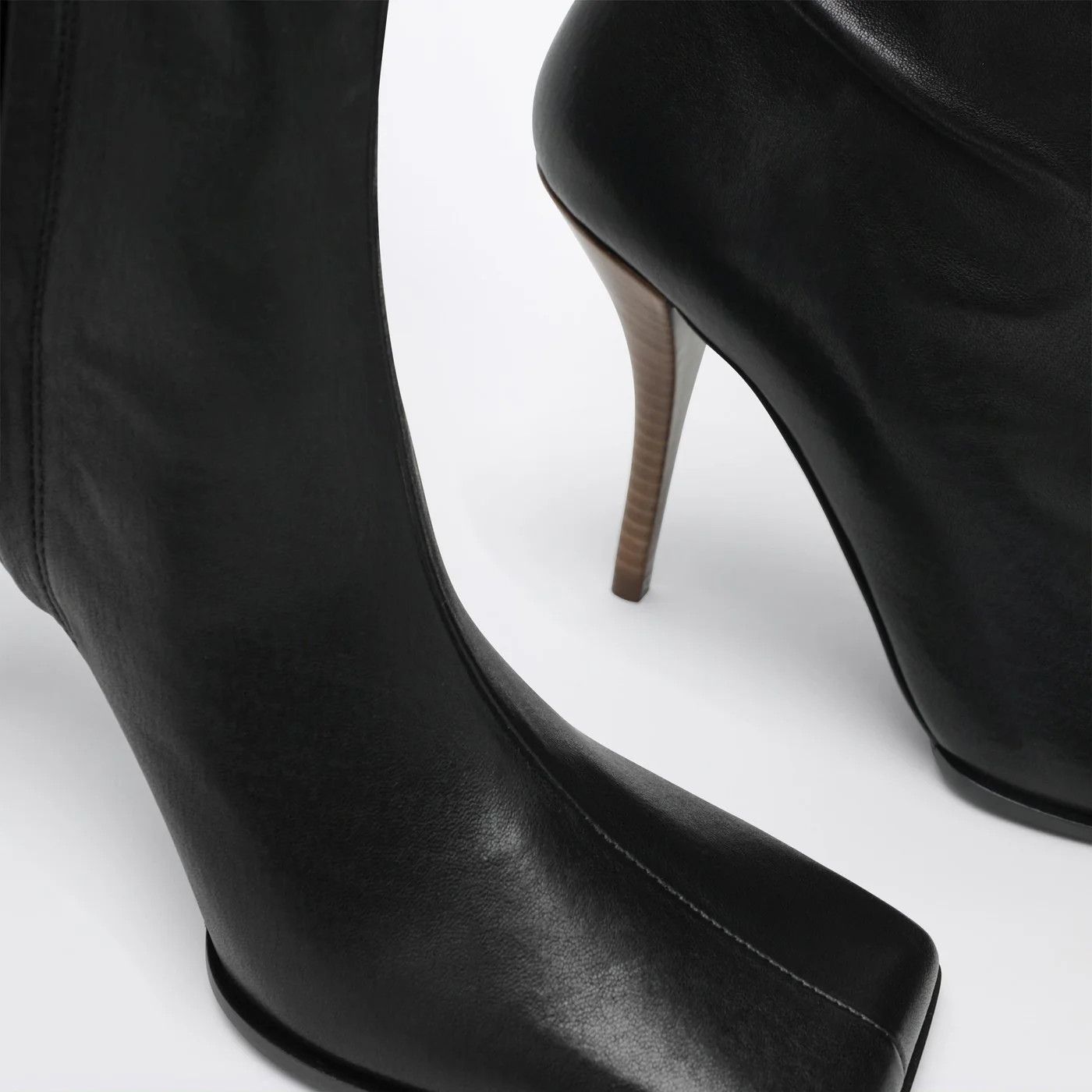 Alaia o1d2blof0426 Soft Square Sock Boots in Black Size US 10 / IT 40 - 5 Thumbnail