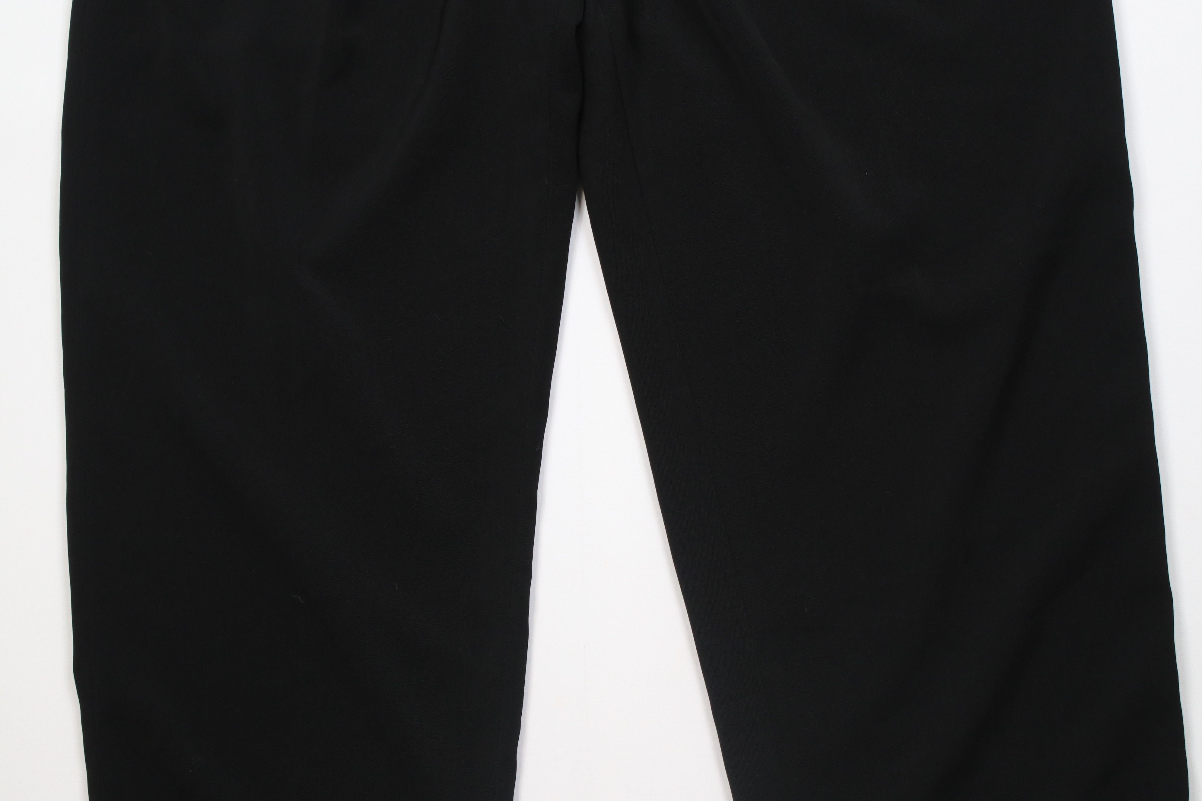 Vintage Vintage 90s Streetwear Microfiber Wide Leg Chino Pants Black Size US 38 / EU 54 - 3 Thumbnail