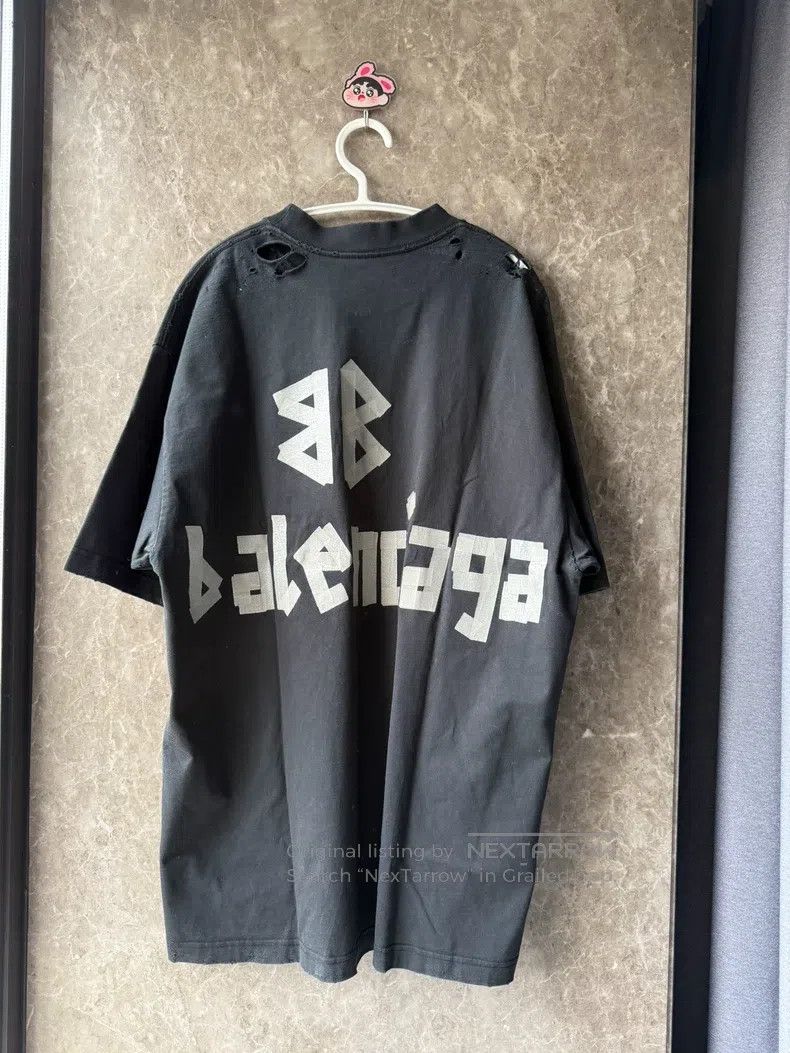 Balenciaga Balenciaga Silver tape short-sleeve Size US XS / EU 42 / 0 - 2 Thumbnail