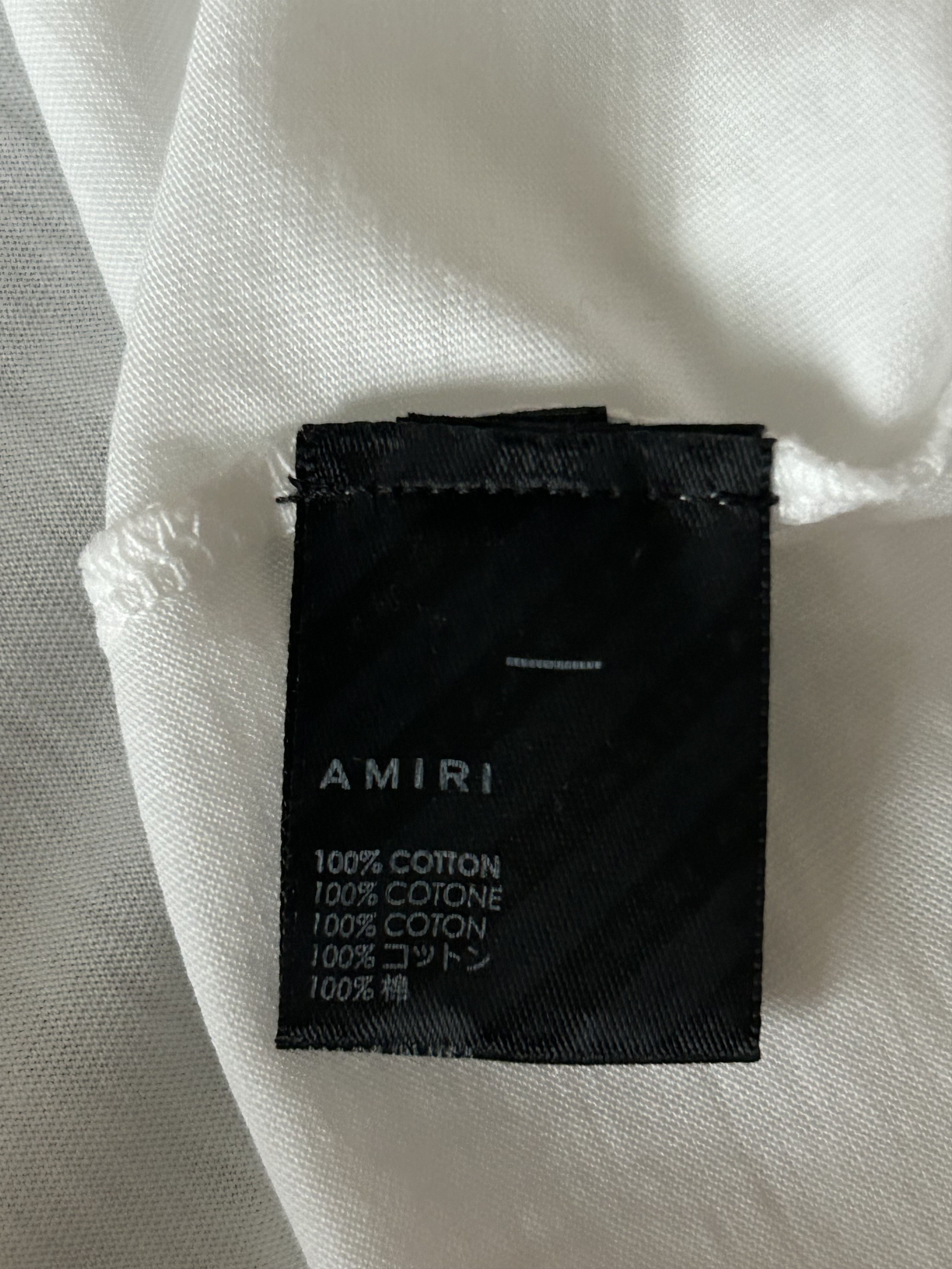 Amiri Amiri White & Red MA Paisley Logo T-Shirt Size US XL / EU 56 / 4 - 4 Thumbnail