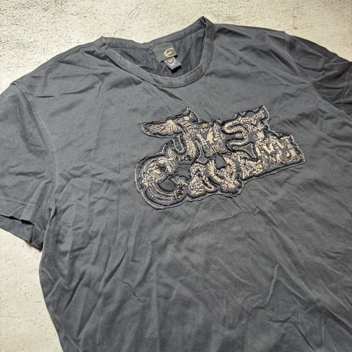 Just Cavalli × Roberto Cavalli vintage y2k just cavalli man t shirt big logo rare Size US XL / EU 56 / 4 - 2 Thumbnail