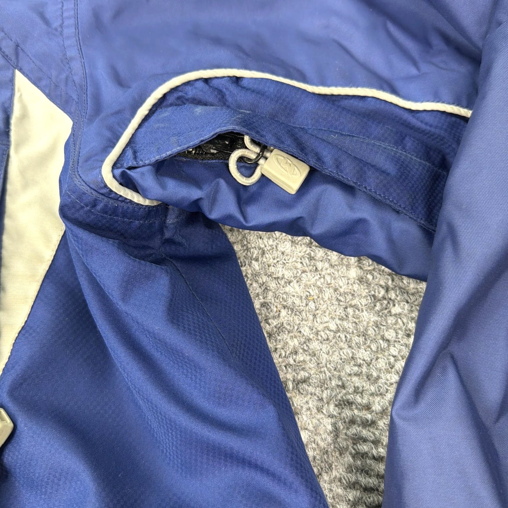 Barker Marker Ski Jacket Womens 12 Blue Hooded Insulated Snow Winter Coat Ski Vtg Size XL / US 12-14 / IT 48-50 - 5 Thumbnail