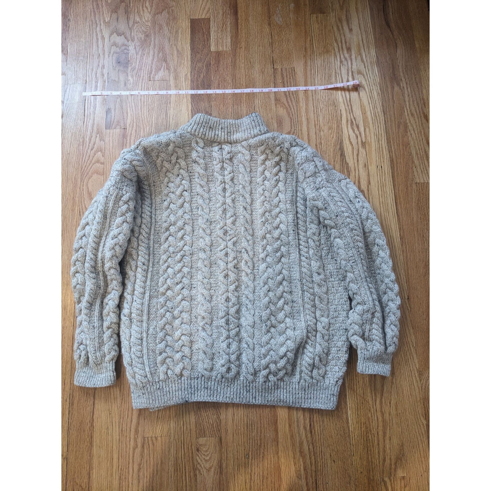Magee Saol Ireland Wool 1/4 Zip Sweater Size US XL / EU 56 / 4 - 4 Thumbnail