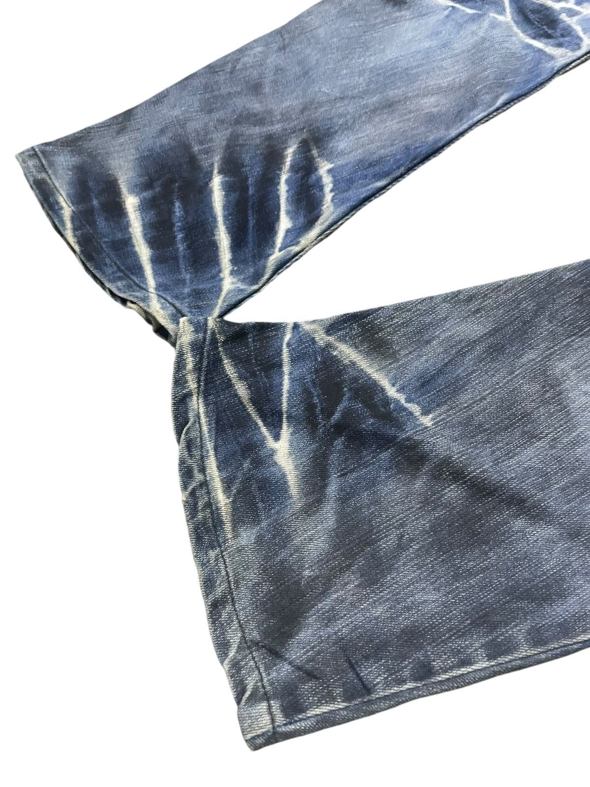 BUFFALO BOBS Buffalo Bobs Claw Mark Oil Spiral Curved Seam Flare Jeans Size US 32 / EU 48 - 17 Thumbnail
