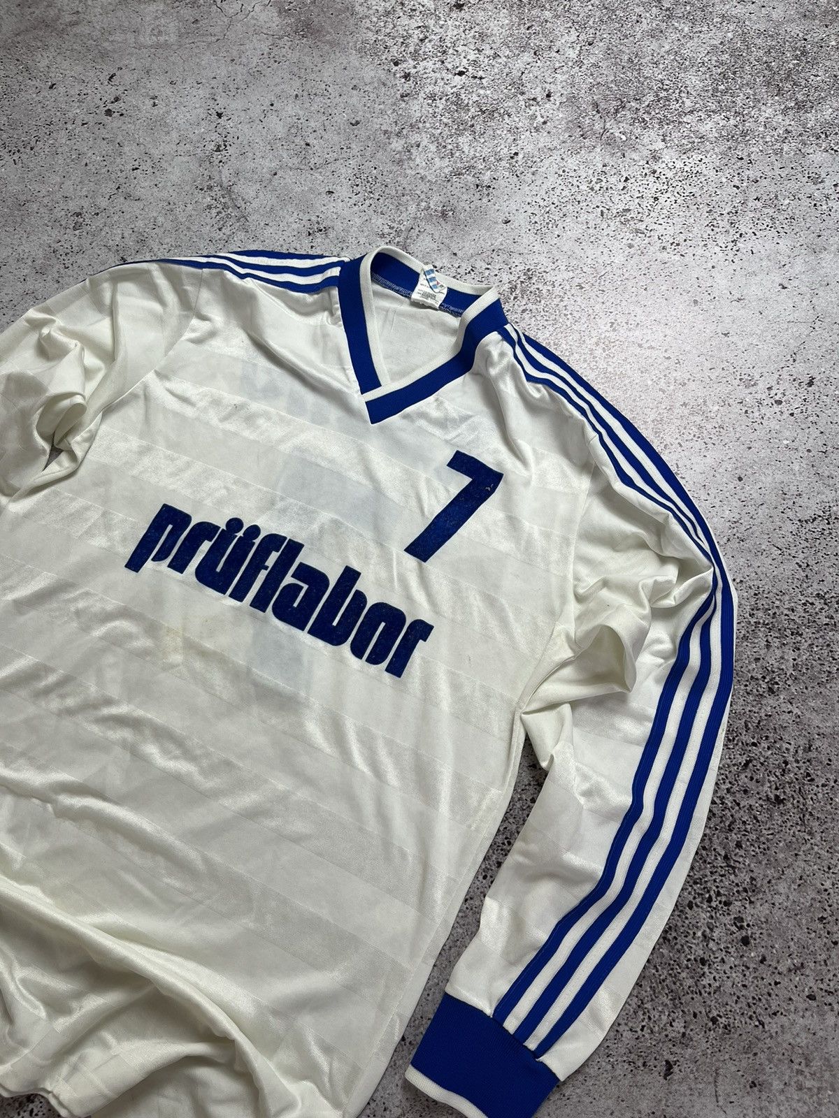 Adidas × Vintage ⚽️🔥Vintage 1980’s Adidas West Germany Soccer Jersey 7 Rheno Size US M / EU 48-50 / 2 - 2 Thumbnail