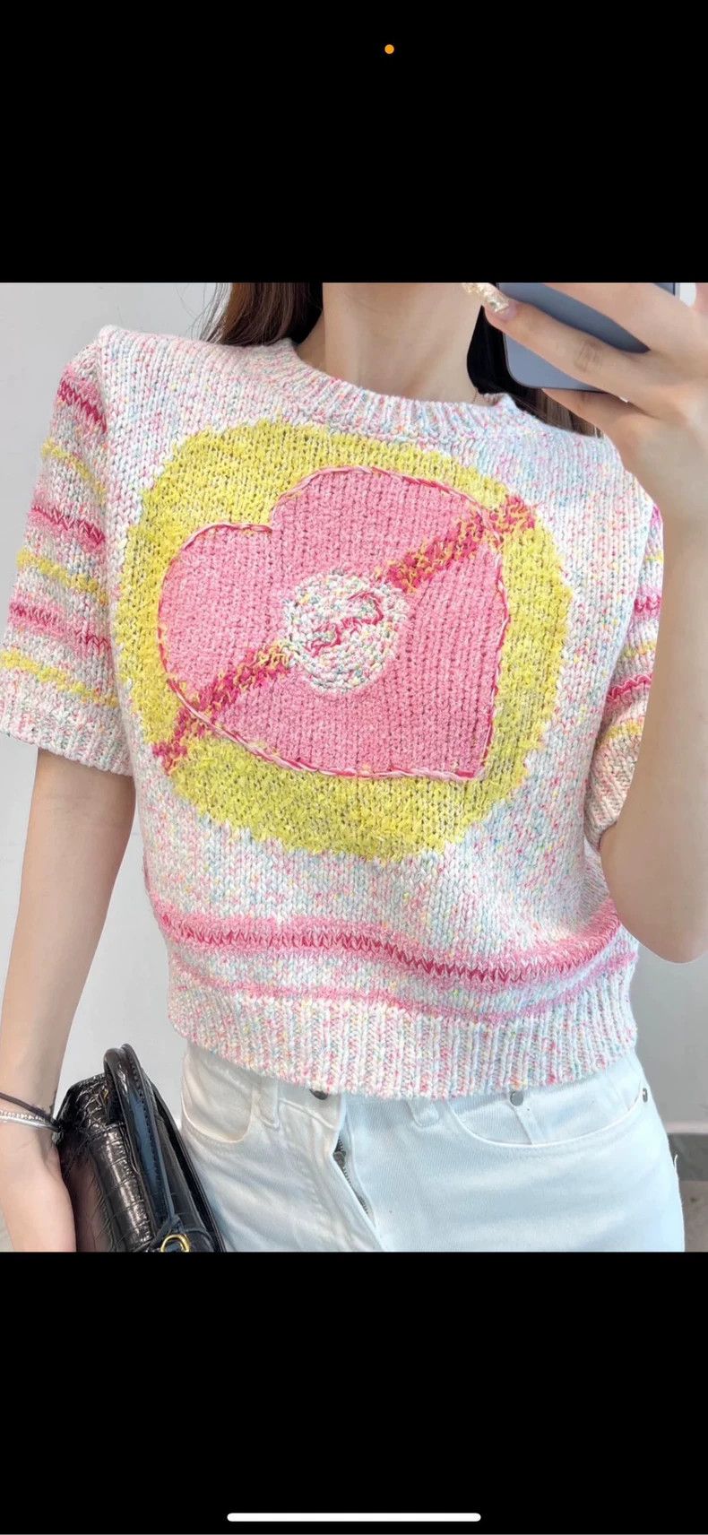 Chanel Chanel 24C Early Spring Vacation Series Pink Striped Knit S Size XS / US 0-2 / IT 36-38 - 7 Thumbnail