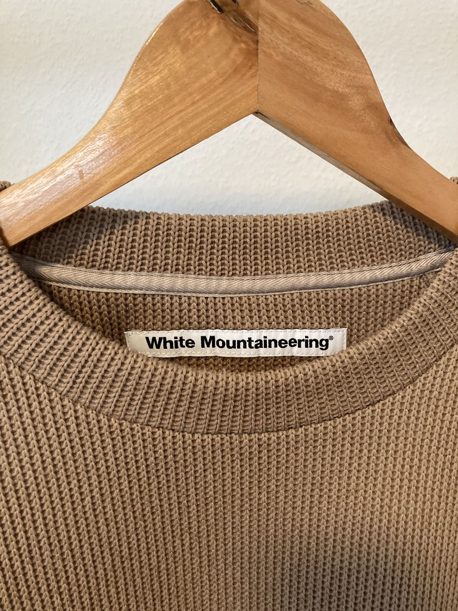 White Mountaineering White Mountaineering Oversized Raglan Knit Sweater Brown Size US M / EU 48-50 / 2 - 4 Thumbnail