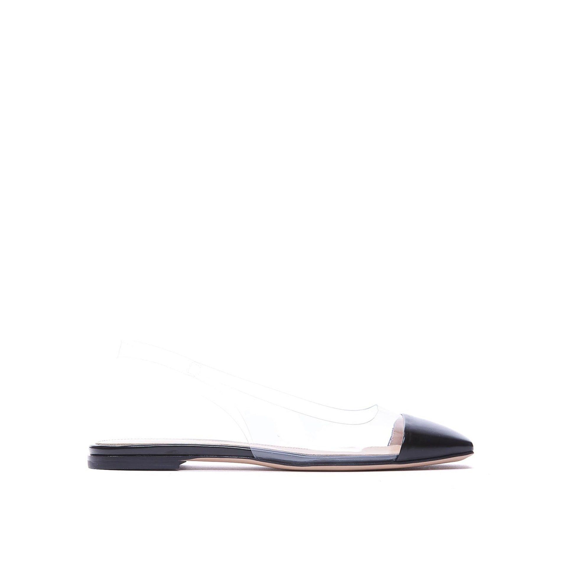 Gianvito Rossi Gianvito Rossi Plexi Slingback Flats Size US 7 / IT 37 - 1 Thumbnail
