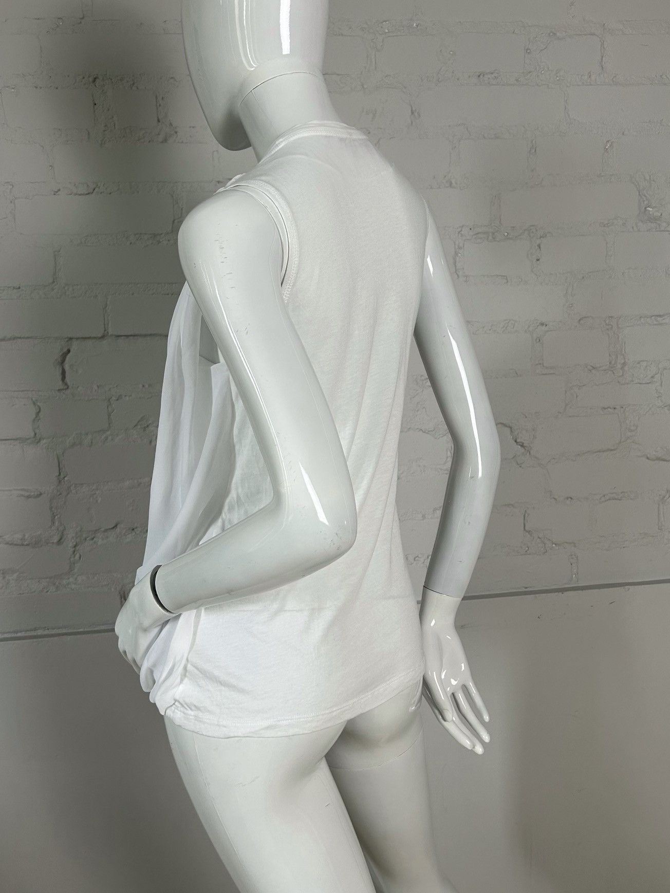 Other Insane white draped top Size S / US 4 / IT 40 - 6 Thumbnail