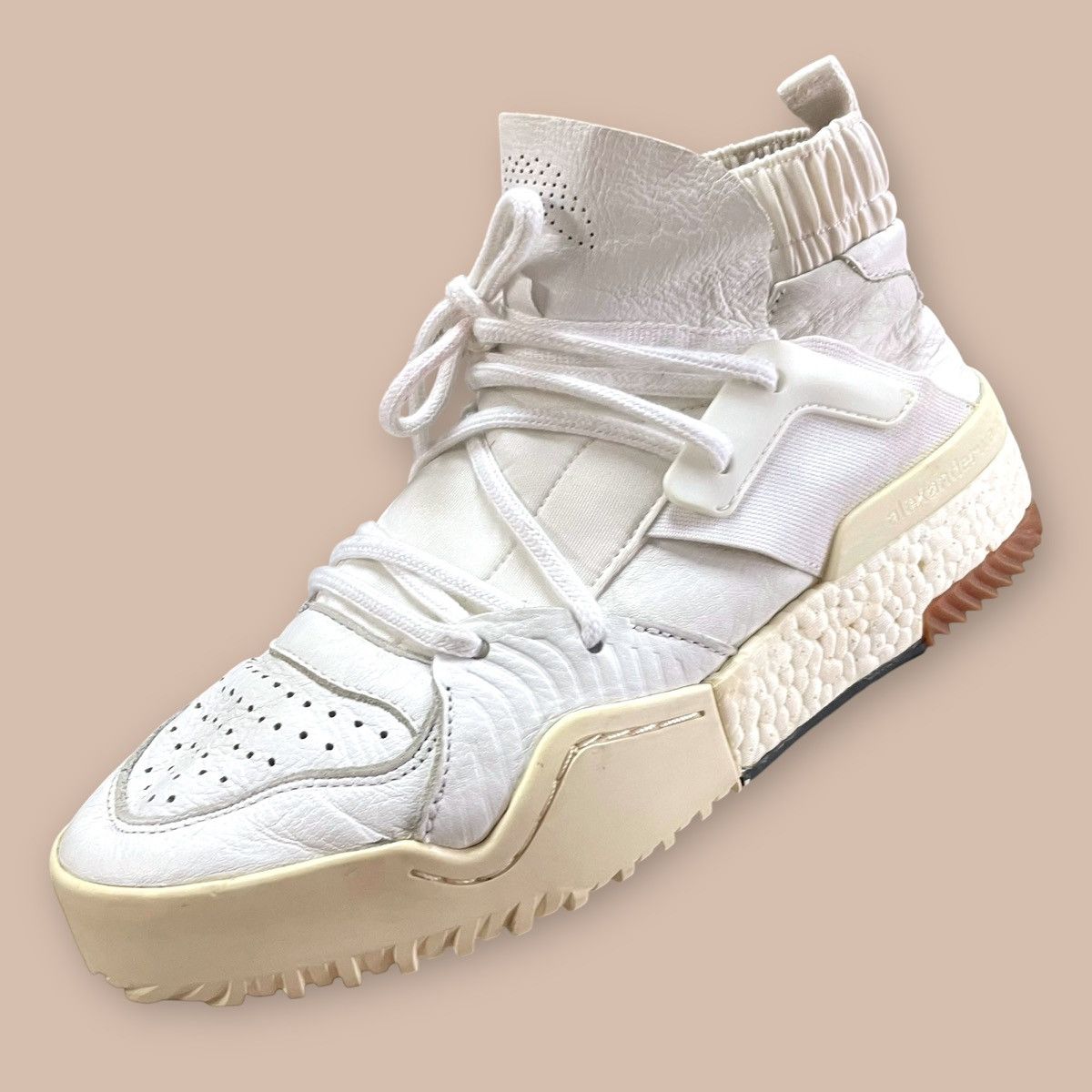 Adidas × Alexander Wang Adidas X Alexander Wang Bball "Triple White" Size US 7.5 / EU 40-41 - 12 Thumbnail