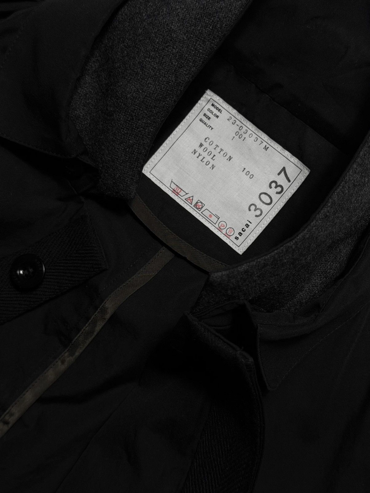 Sacai Sacai x Thomas Mason Poplin Cotton Shirt Jacket Size US M / EU 48-50 / 2 - 5 Thumbnail