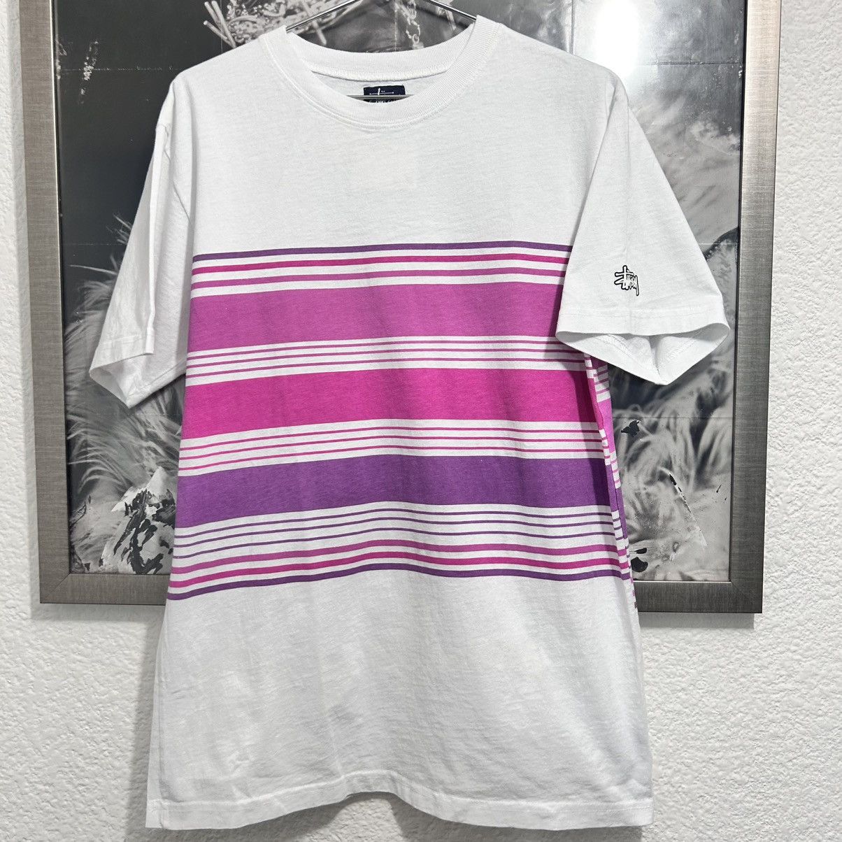 STUSSY PROCESS STRIPE TEE VINTAGE 1990’s