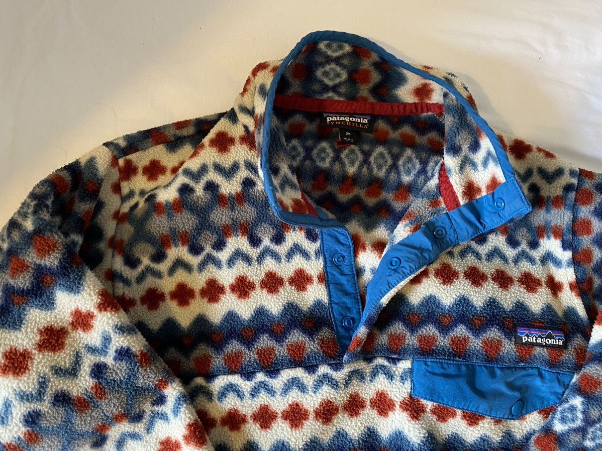 Patagonia Rare Vintage Patagonia Synchilla Snap T Fleece Quarter Zip Size XS / US 0-2 / IT 36-38 - 1 Thumbnail