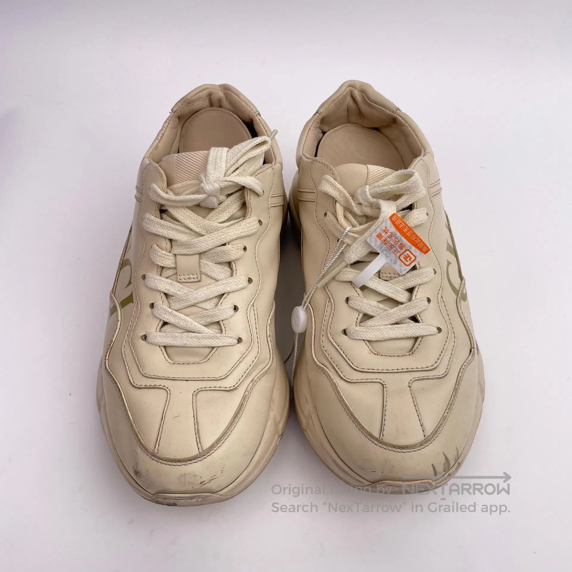 Gucci Guicci Beige Rhyton Dad Shoes| Size US 5 / EU 37 - 2 Thumbnail