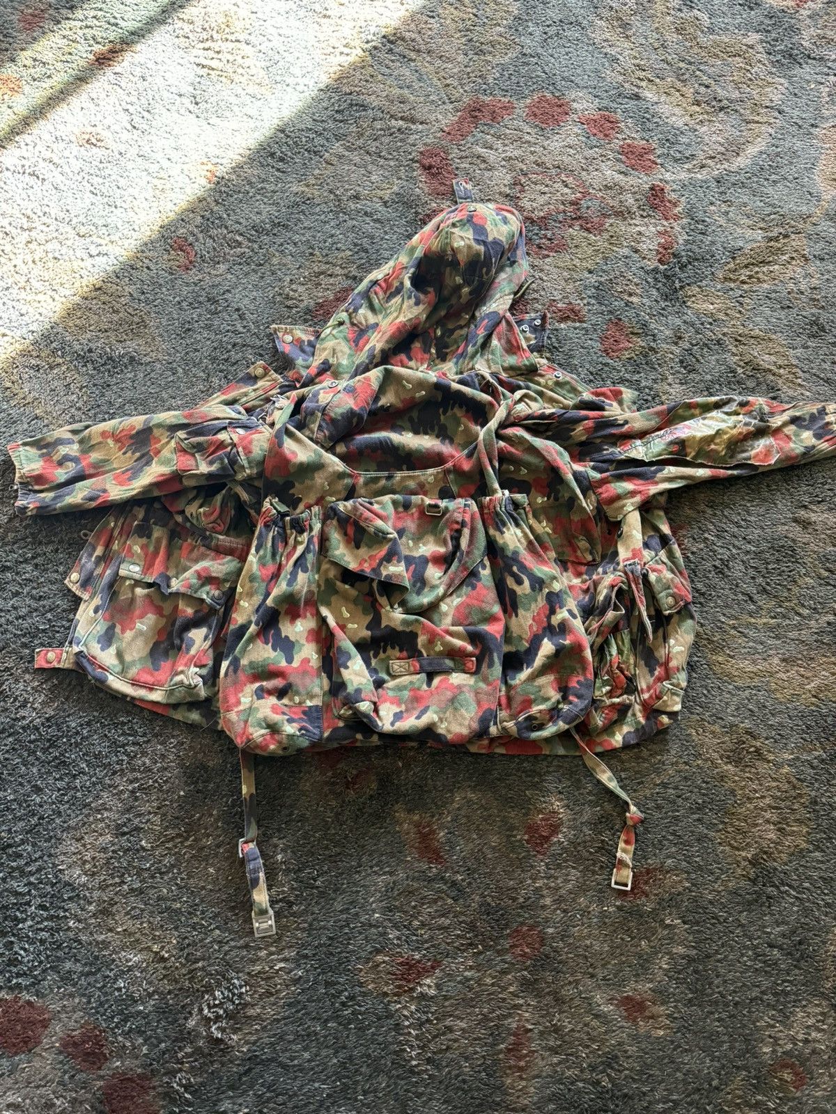 Japanese Brand × Vintage Re-issue Swedish jacket w/ detachable bag Size US M / EU 48-50 / 2 - 9 Thumbnail
